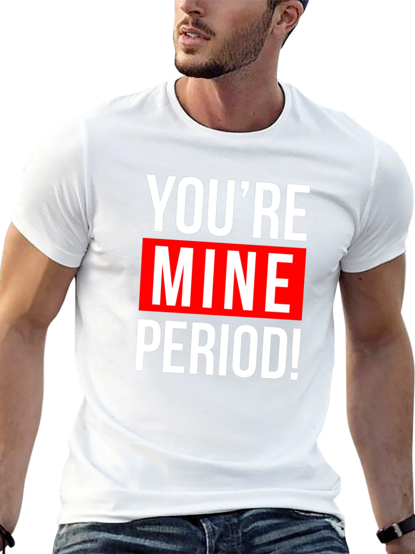 Youre Mine! Graphic Tee - Black Cotton T-Shirt