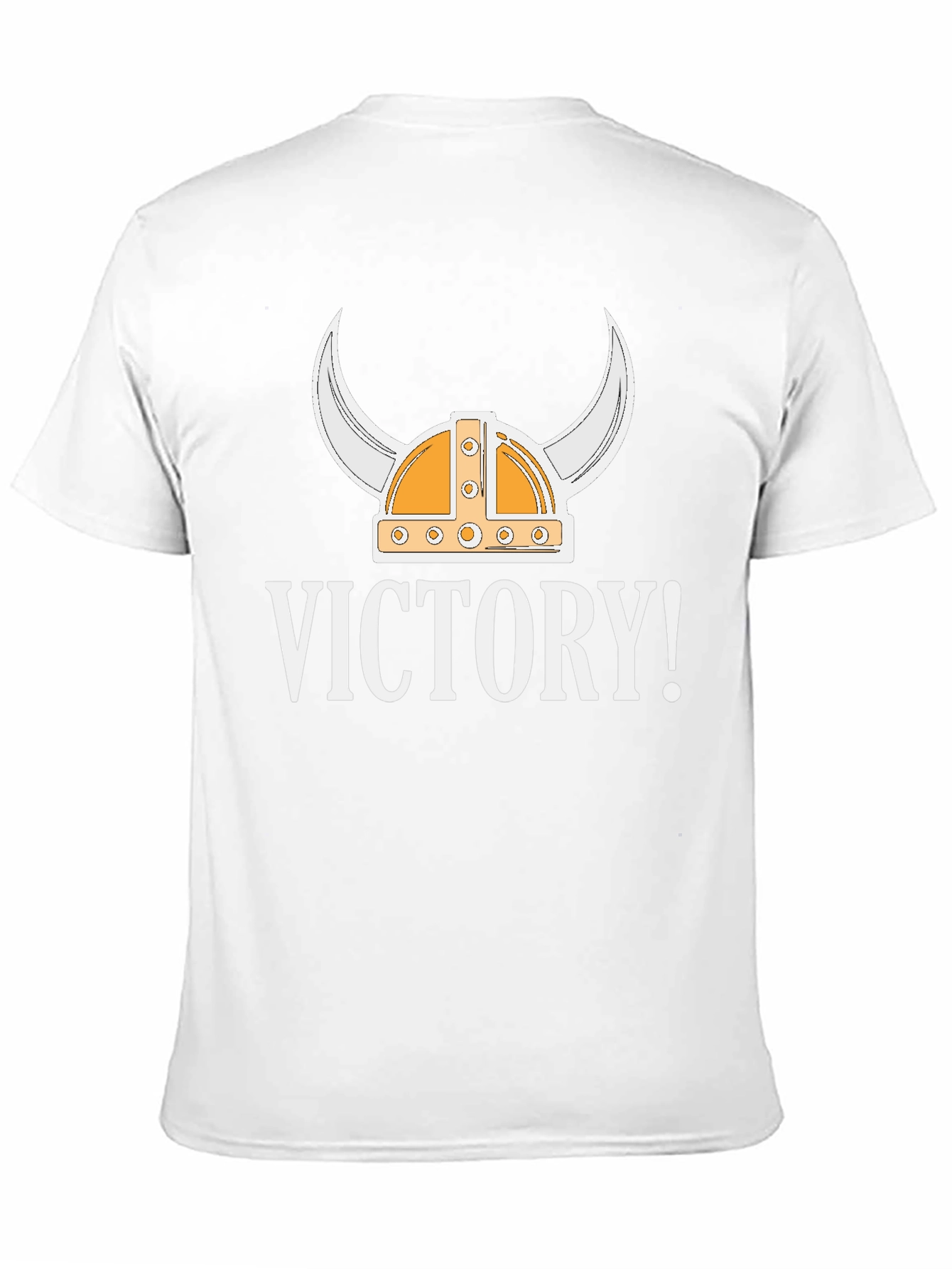Victory Viking Helmet Graphic Tee - Black