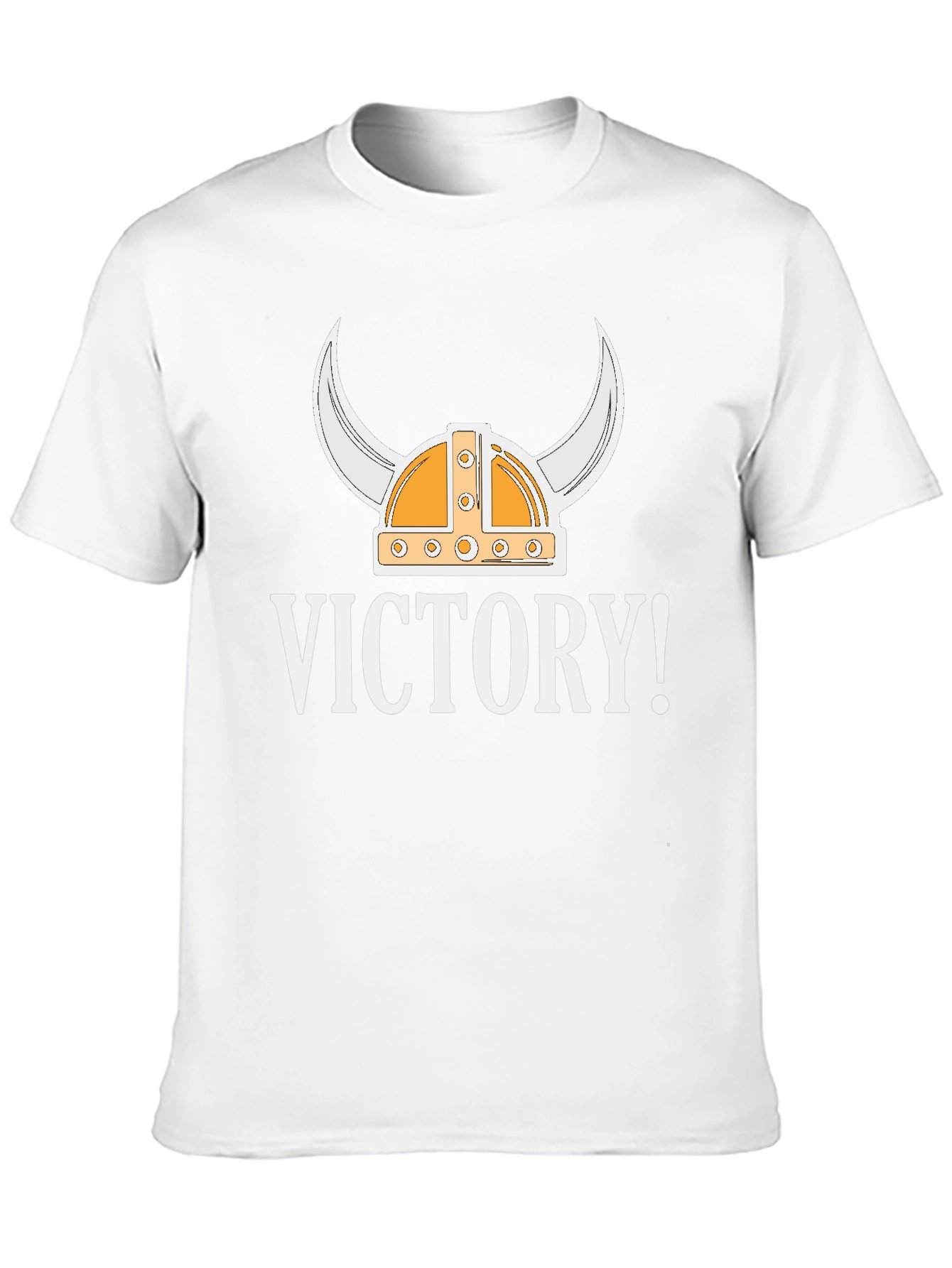 Victory Viking Helmet Graphic Tee - Black