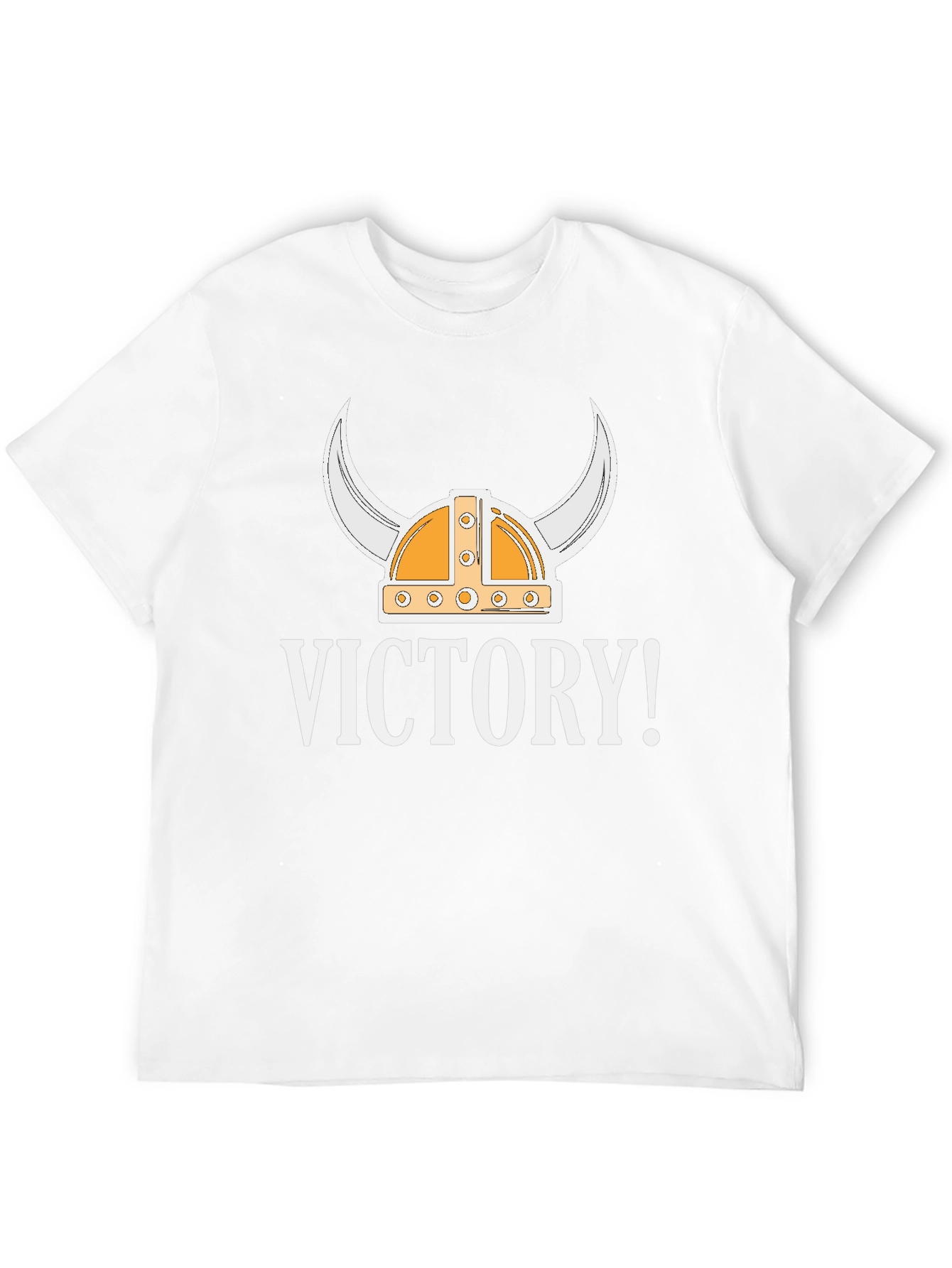 Victory Viking Helmet Graphic Tee - Black