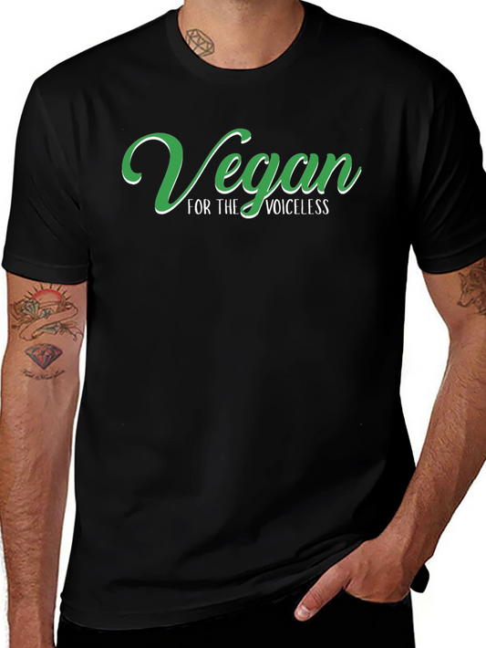 Vegan for the Voiceless Black T-Shirt