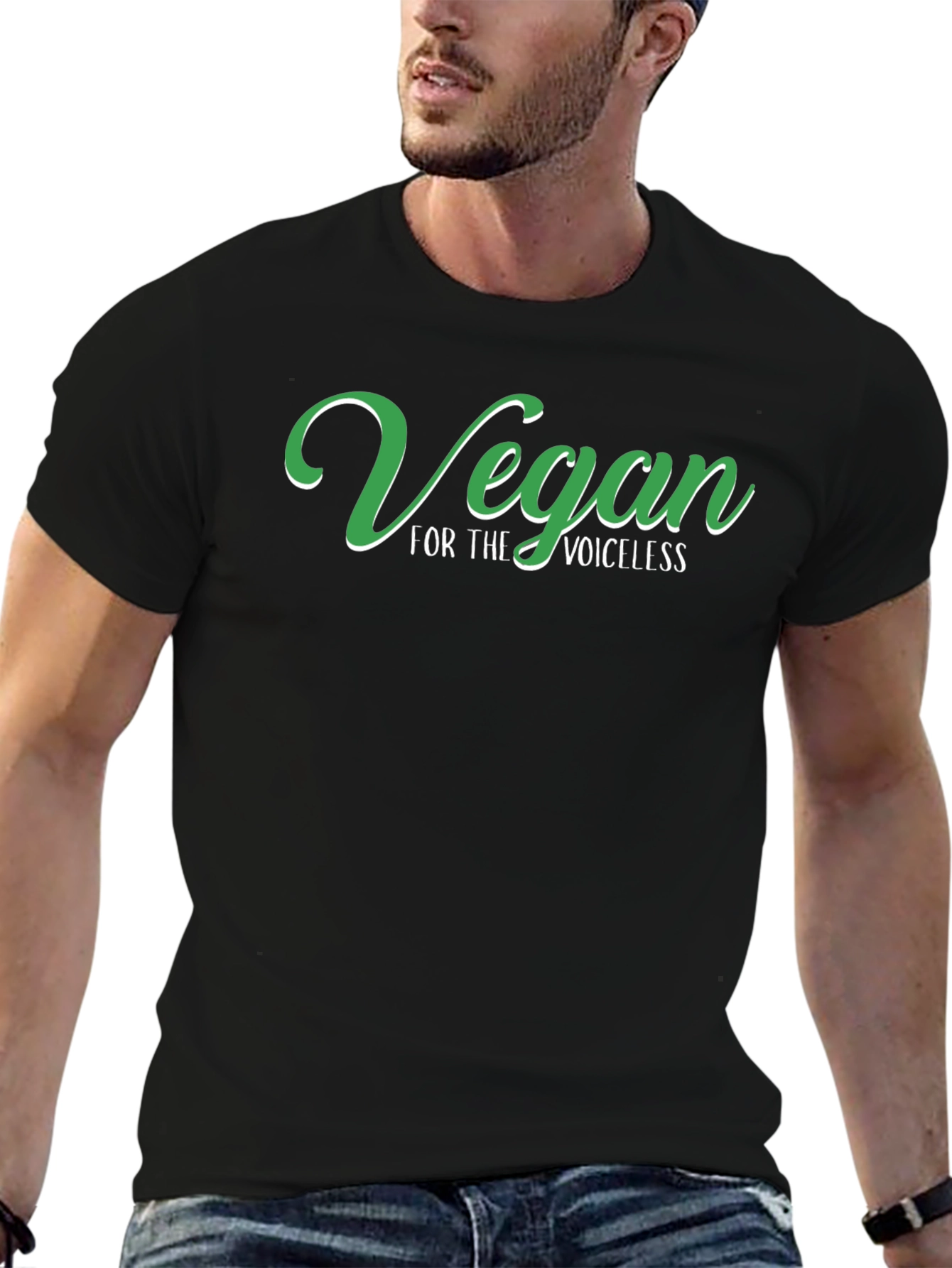 Vegan for the Voiceless Black T-Shirt