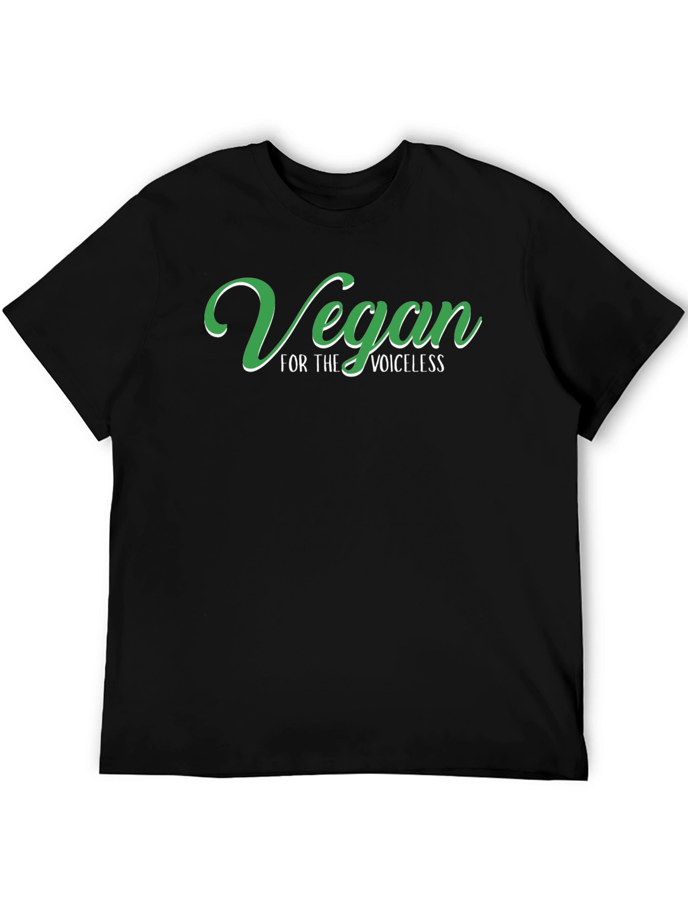 Vegan for the Voiceless Black T-Shirt