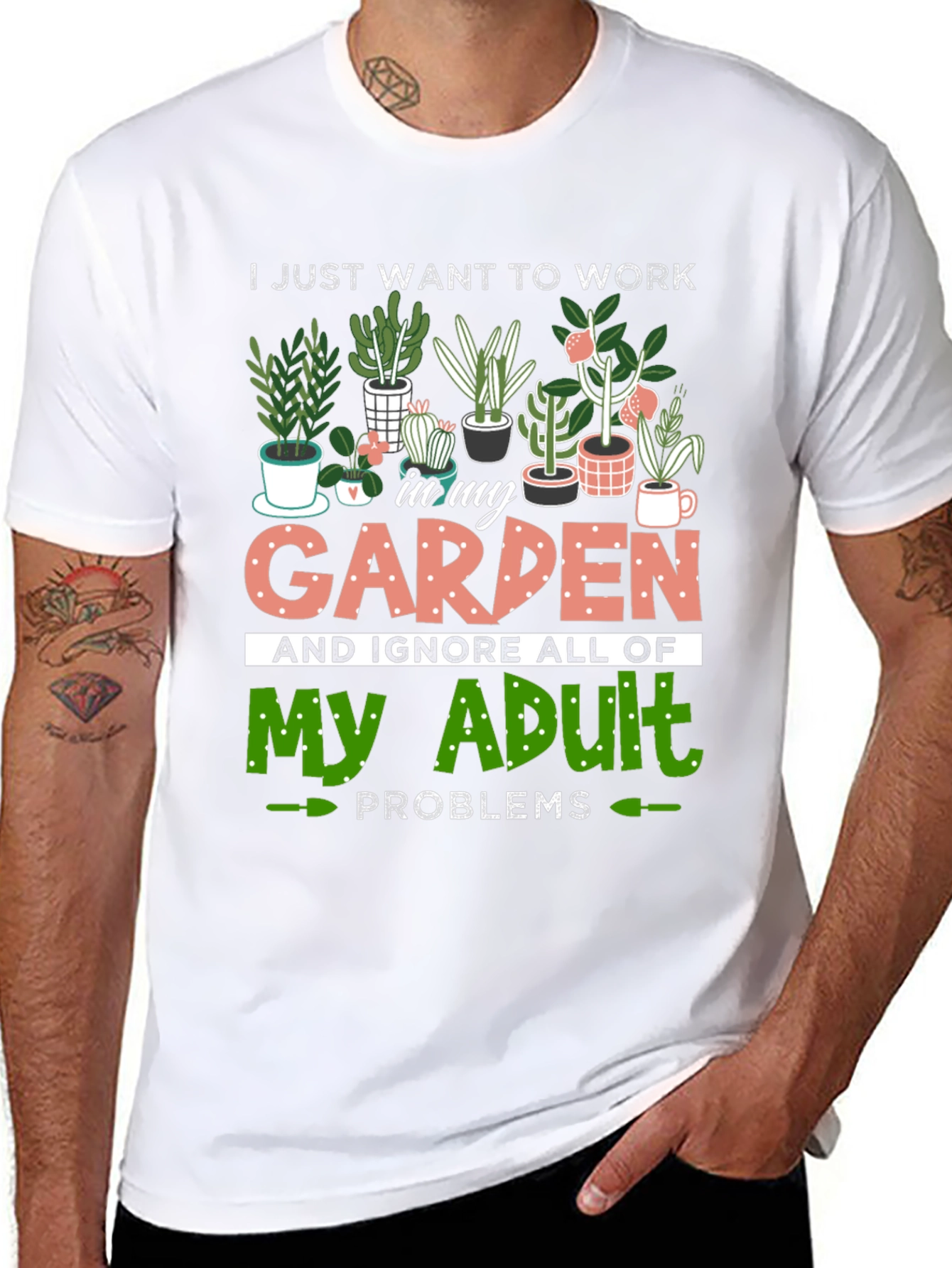 Work In My Garden Graphic T-Shirt