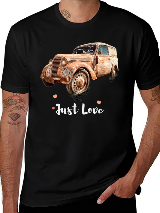 Vintage Car Graphic Tee - Just Love Design