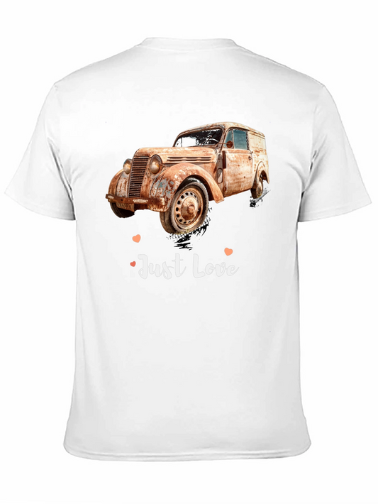 Vintage Car Graphic Tee - Just Love Design