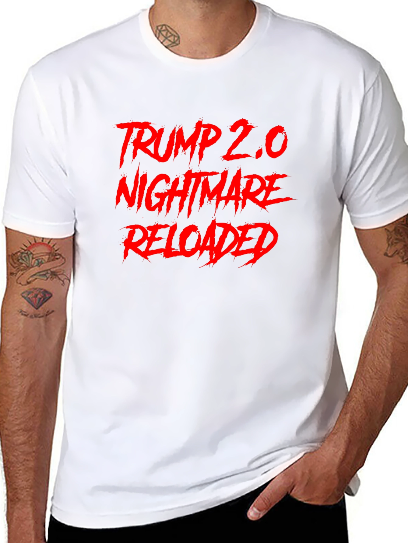 Trump 2.0 Nightmare Reloaded Graphic T-Shirt