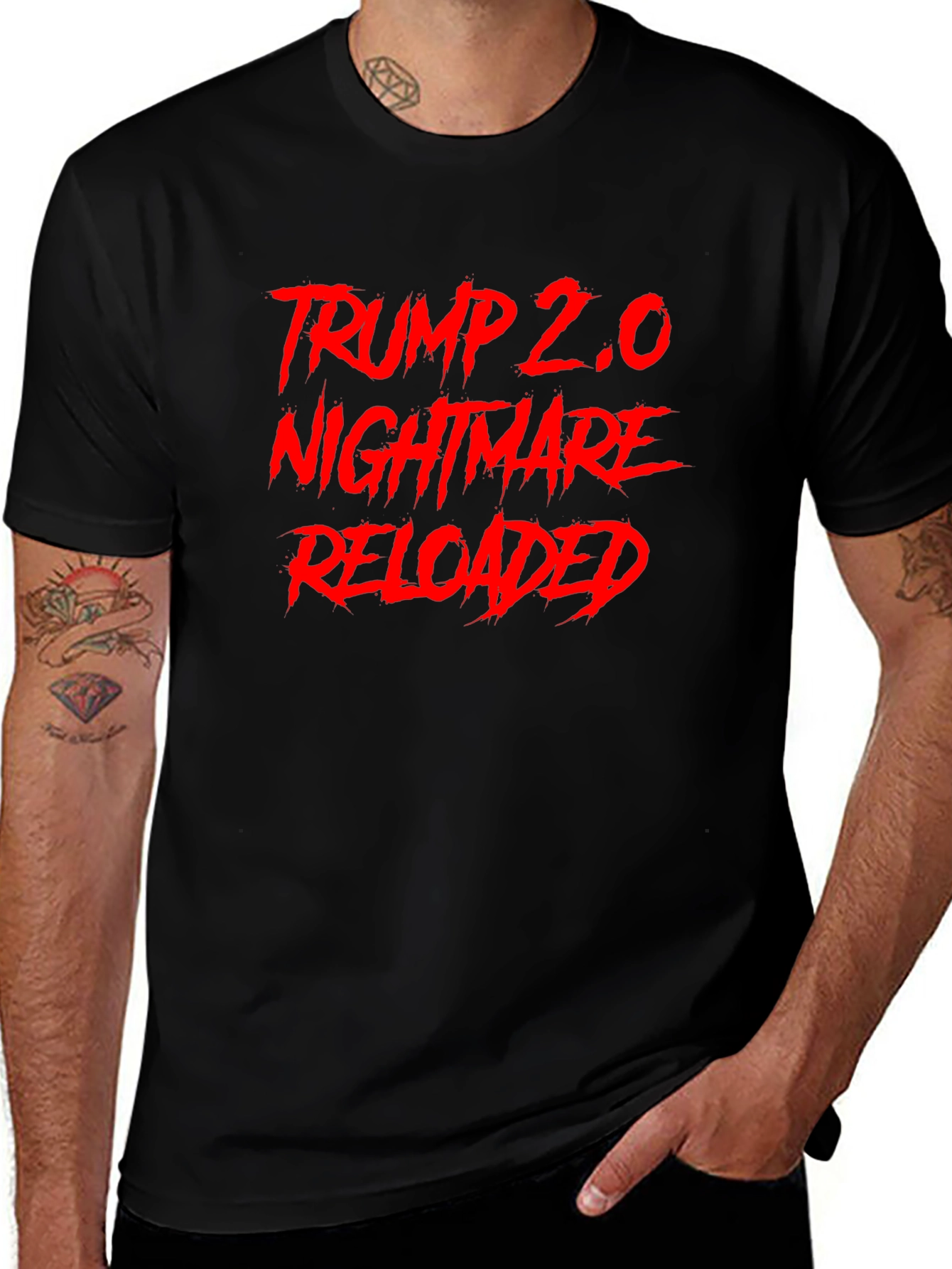Trump 2.0 Nightmare Reloaded Graphic T-Shirt