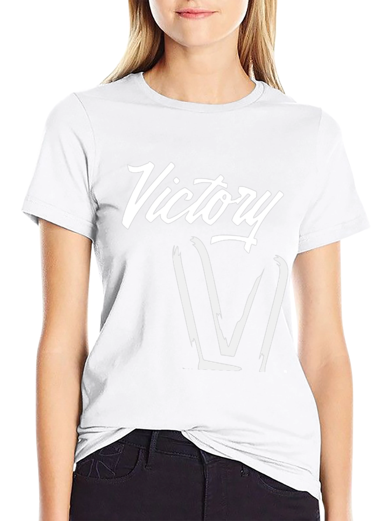 Victory Graphic Black T-Shirt for Men