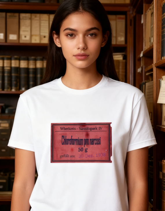 Vintage 1938 Chlorofomium Document Tee