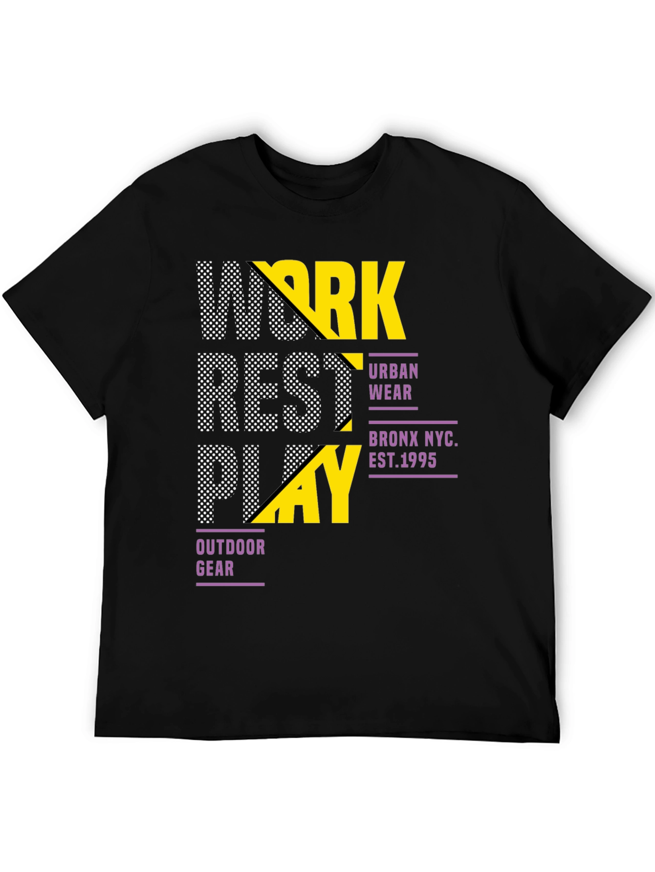 Urban Style Graphic Print Crew Neck T-Shirt