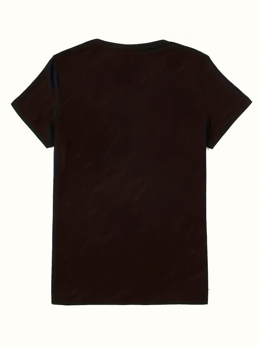 Women's Plus Size Casual T-Shirt with "If I'm Quiet & Smile You Might Want to Run" Slogan - Vibrant Green Round Neck Tee, Machine Washable, All-Season Comfort, Regular Fit, Ladies T Shirts, Comfortable Clothing, Playful Design, Relaxed Fit Shirt