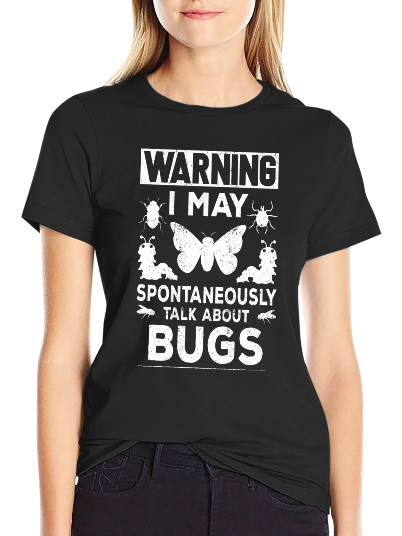 Warning I May Spontaneously Talk About Bugs T-Shirt