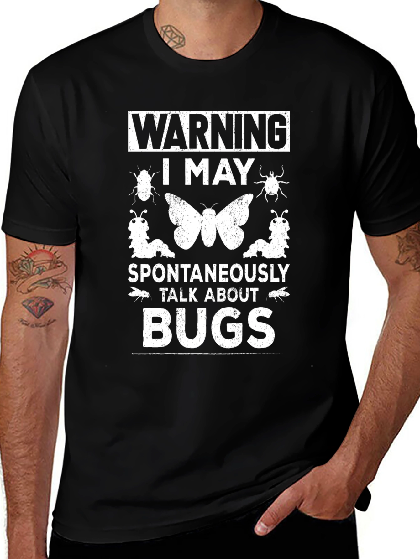 Warning I May Spontaneously Talk About Bugs T-Shirt