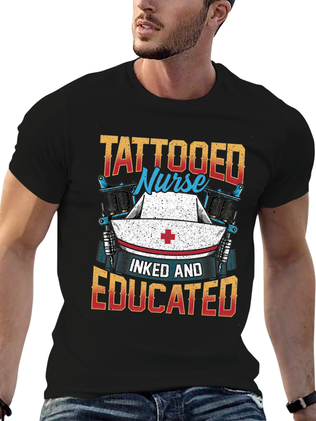 Tattooed Nurse T-Shirt - Inked and Educated