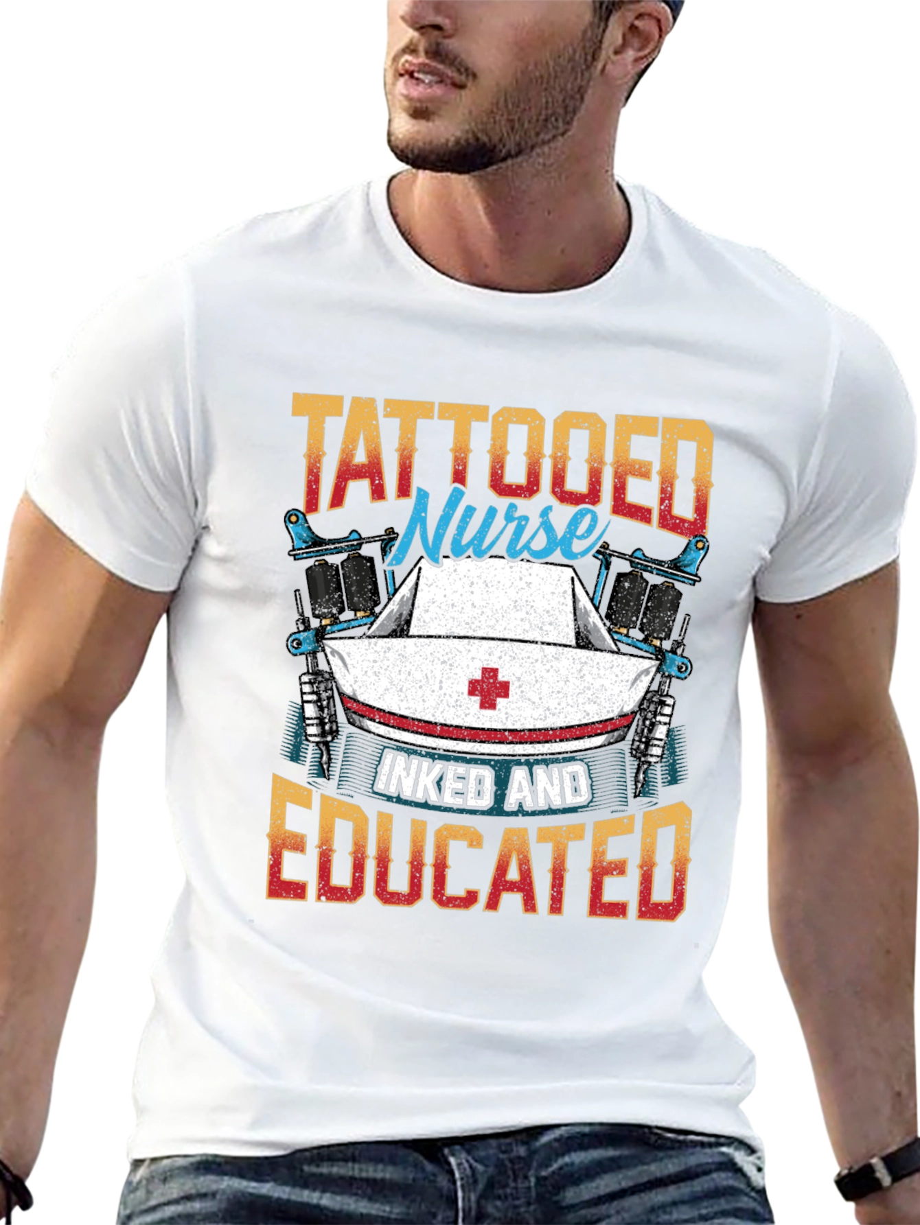 Tattooed Nurse T-Shirt - Inked and Educated