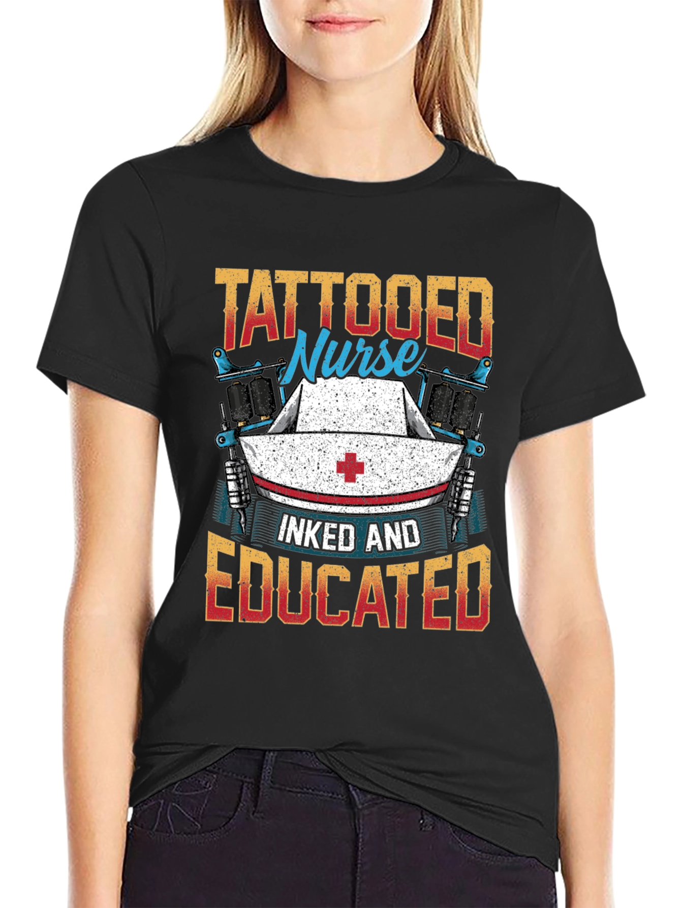 Tattooed Nurse T-Shirt - Inked and Educated