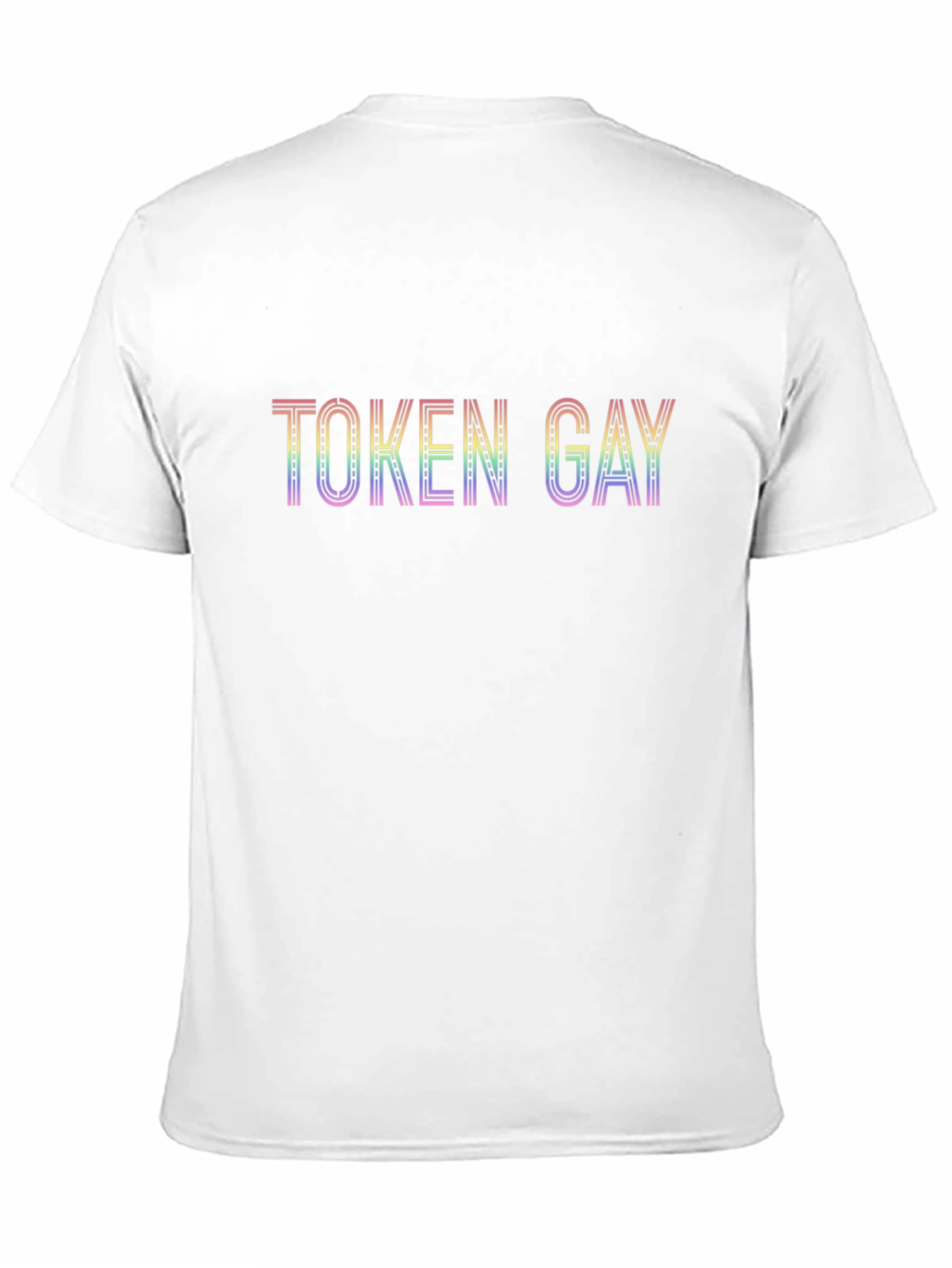 Token Gay Rainbow T-Shirt - Pride Apparel