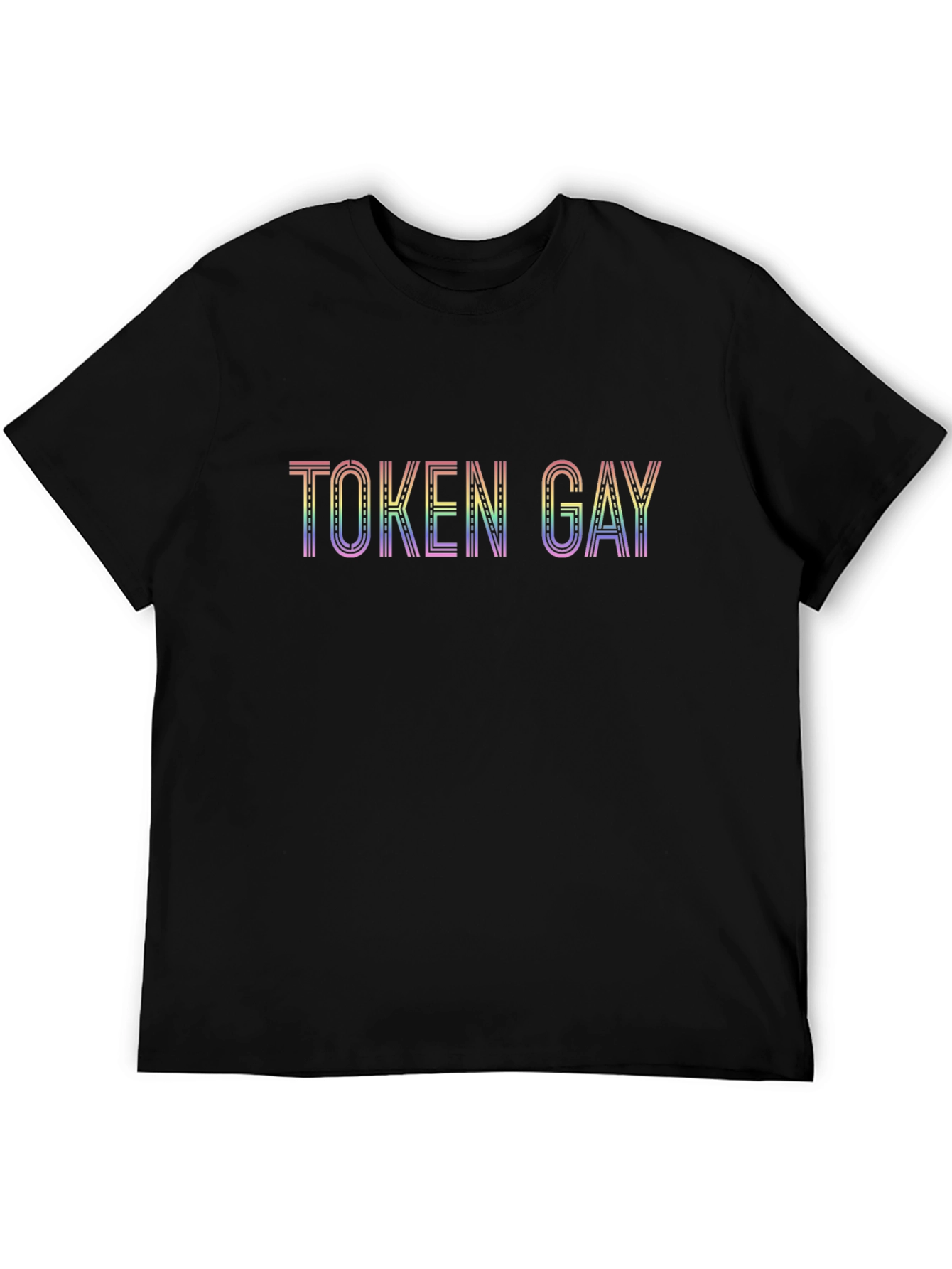 Token Gay Rainbow T-Shirt - Pride Apparel