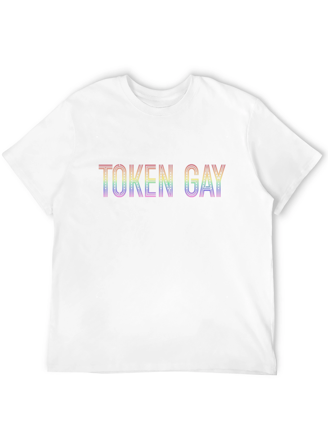 Token Gay Rainbow T-Shirt - Pride Apparel