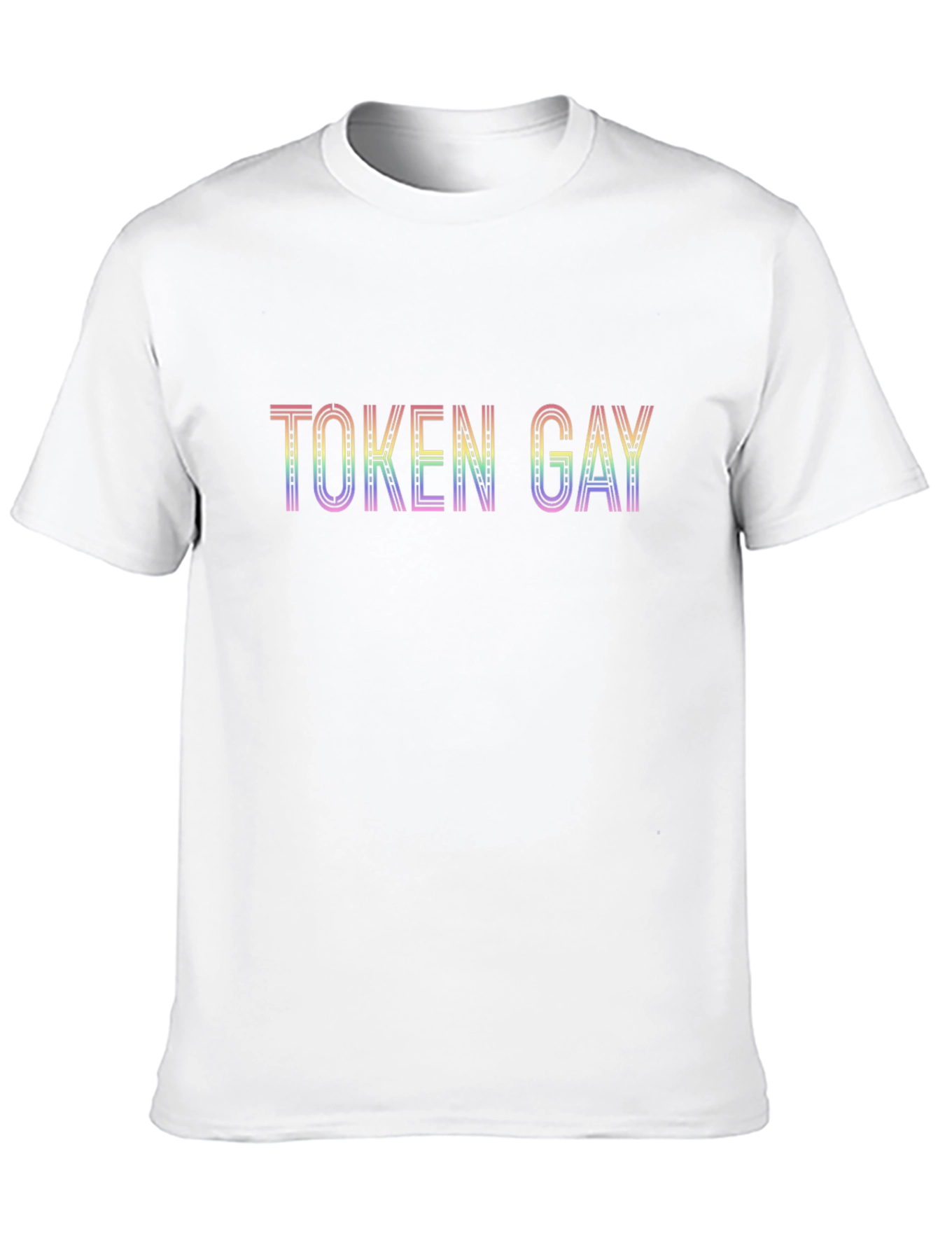 Token Gay Rainbow T-Shirt - Pride Apparel