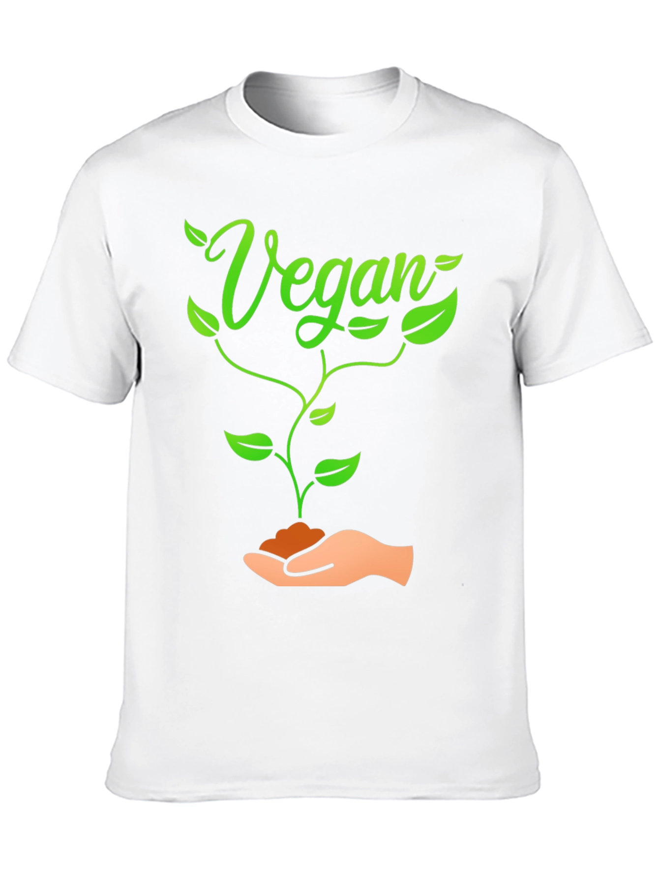 Vegan Seedling Graphic Tee - Eco-Friendly Shirt