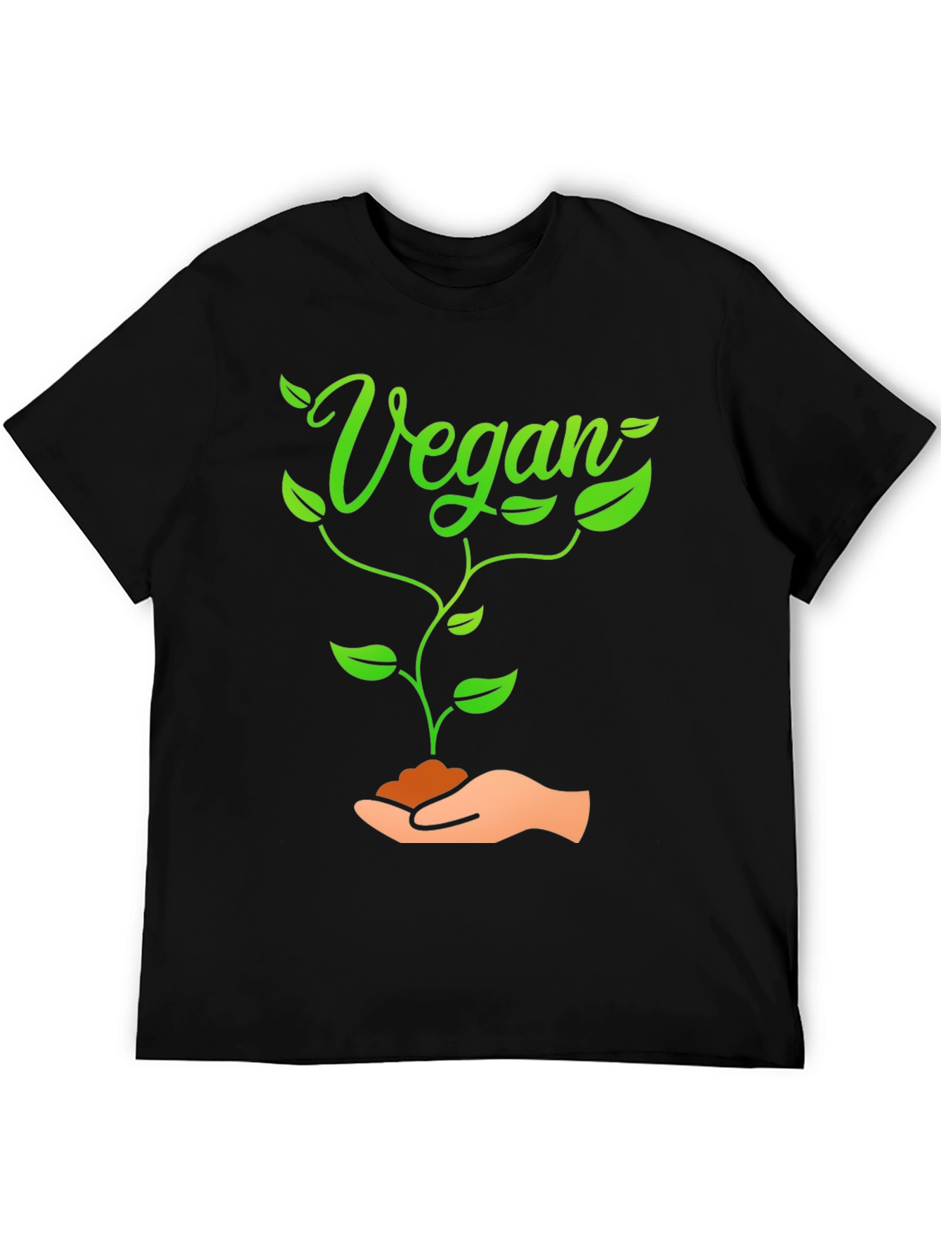 Vegan Seedling Graphic Tee - Eco-Friendly Shirt
