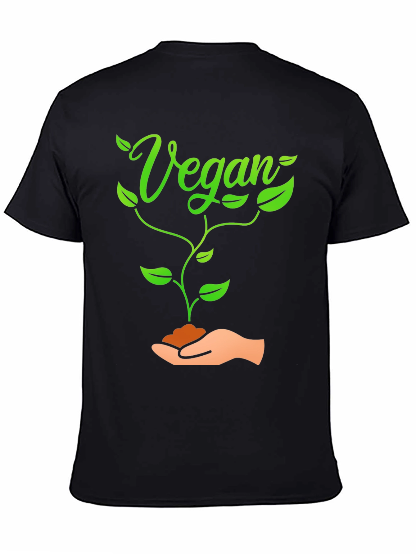 Vegan Seedling Graphic Tee - Eco-Friendly Shirt