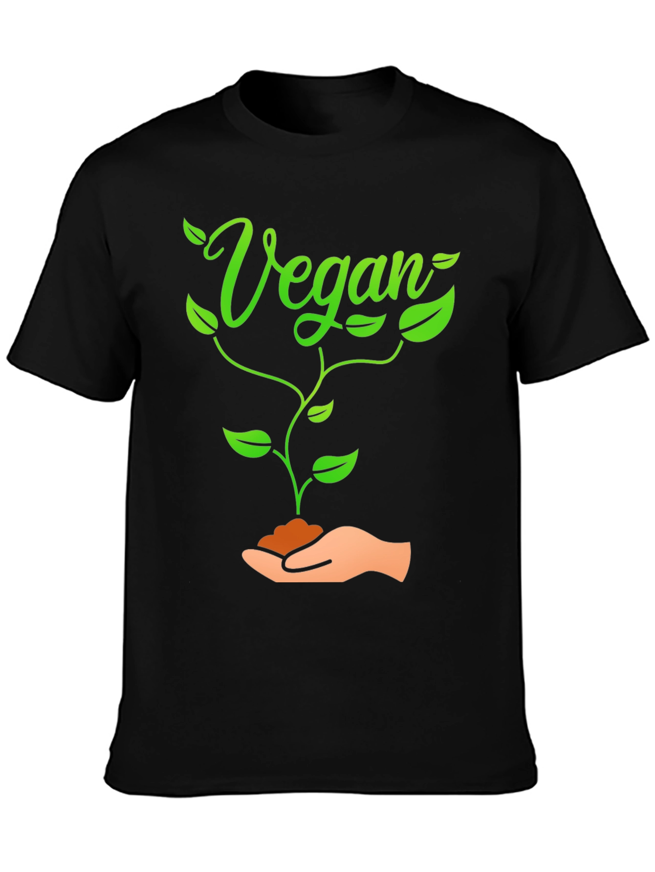 Vegan Seedling Graphic Tee - Eco-Friendly Shirt