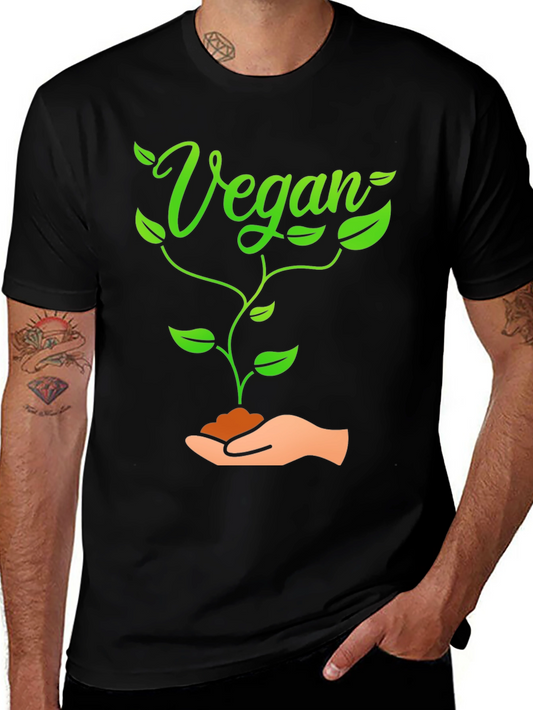 Vegan Seedling Graphic Tee - Eco-Friendly Shirt