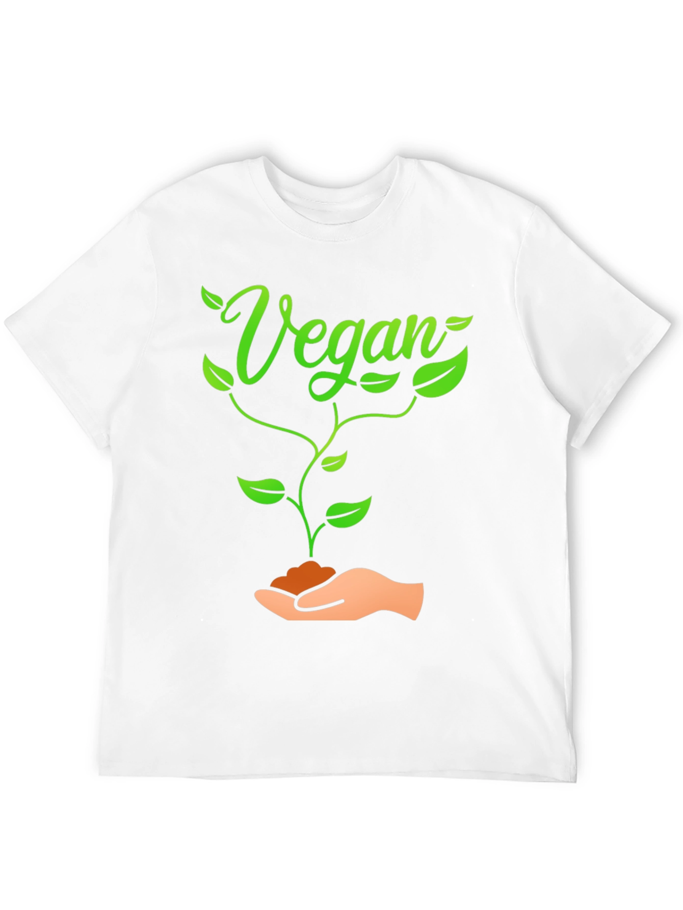Vegan Seedling Graphic Tee - Eco-Friendly Shirt