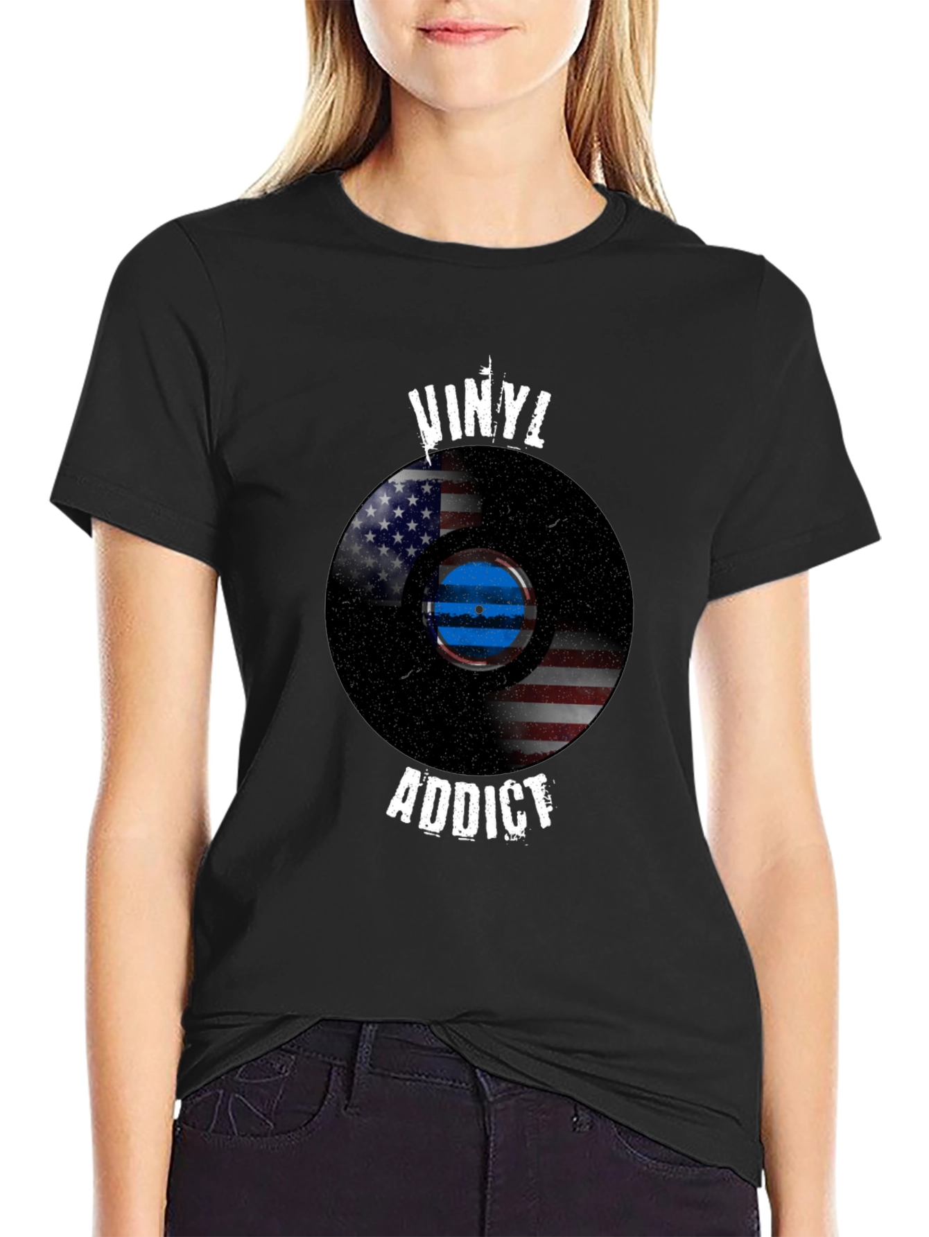 Vinyl Addict Graphic T-Shirt