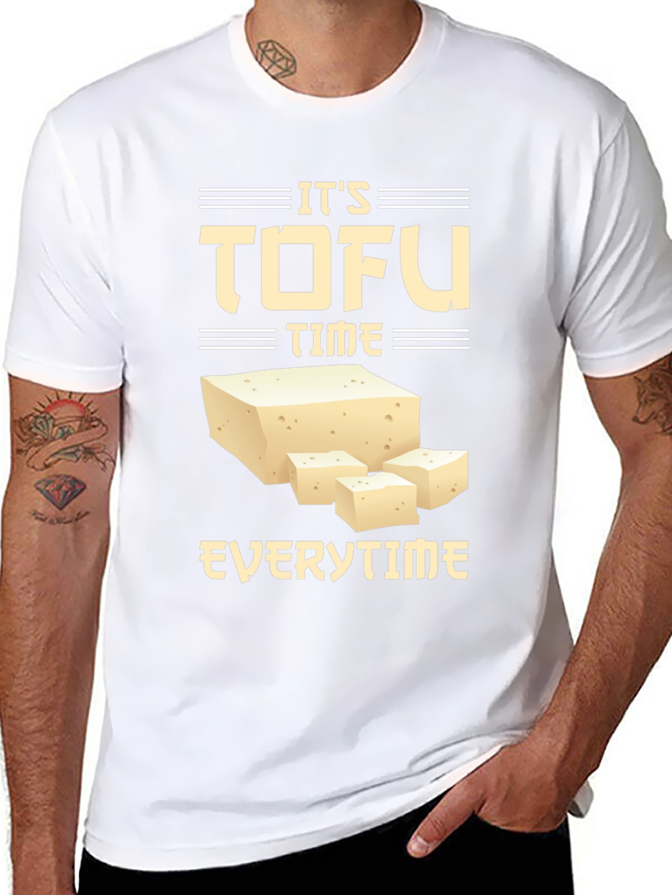 Tofu Time Funny Vegan T-Shirt