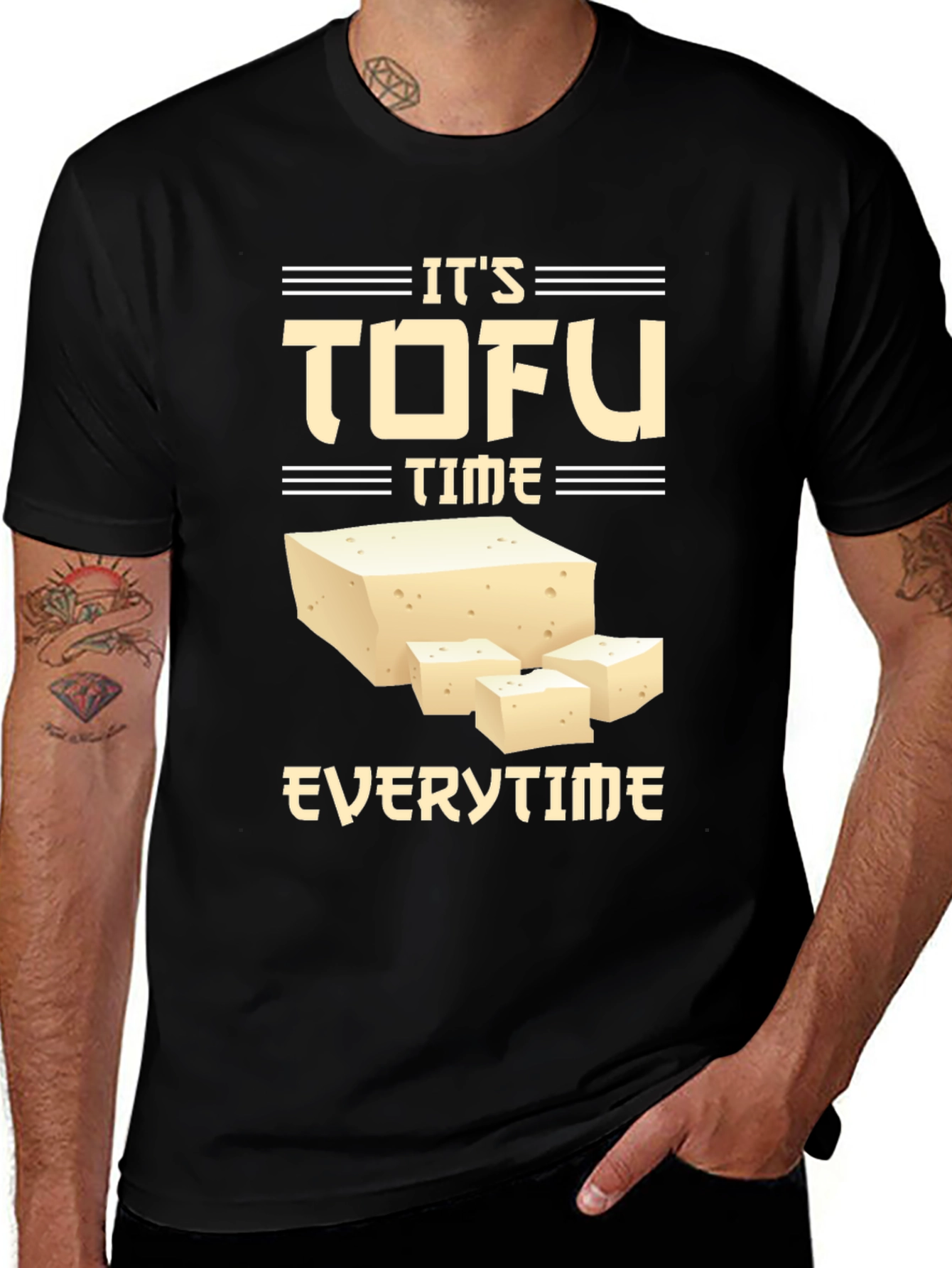 Tofu Time Funny Vegan T-Shirt