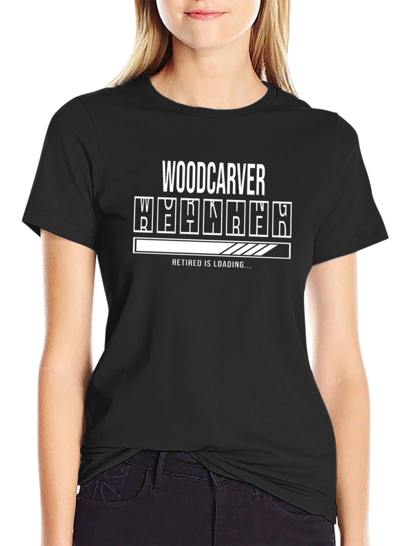 Woodcarver Retired Loading T-Shirt