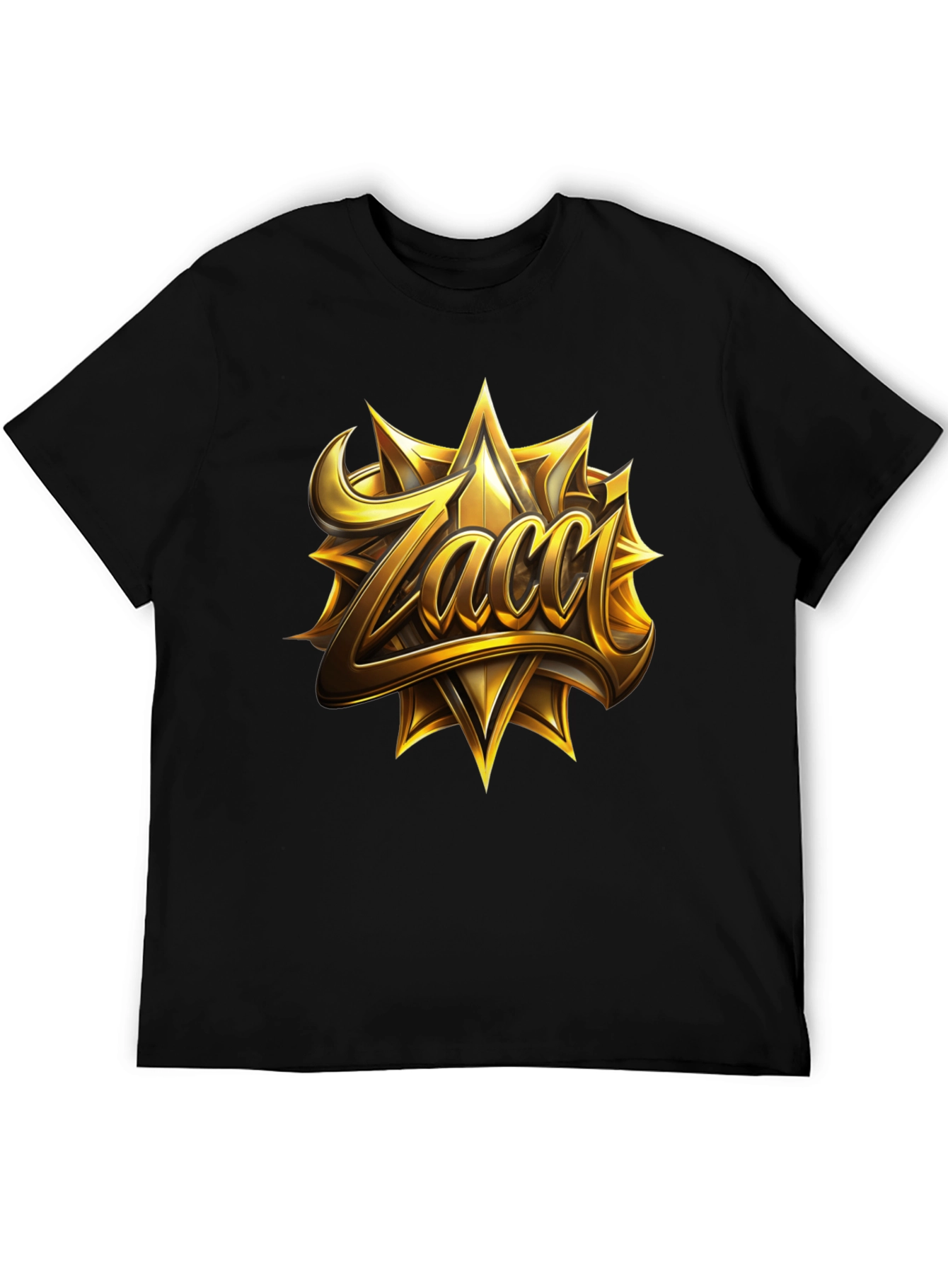 Zacci Gold Emblem Black T-Shirt