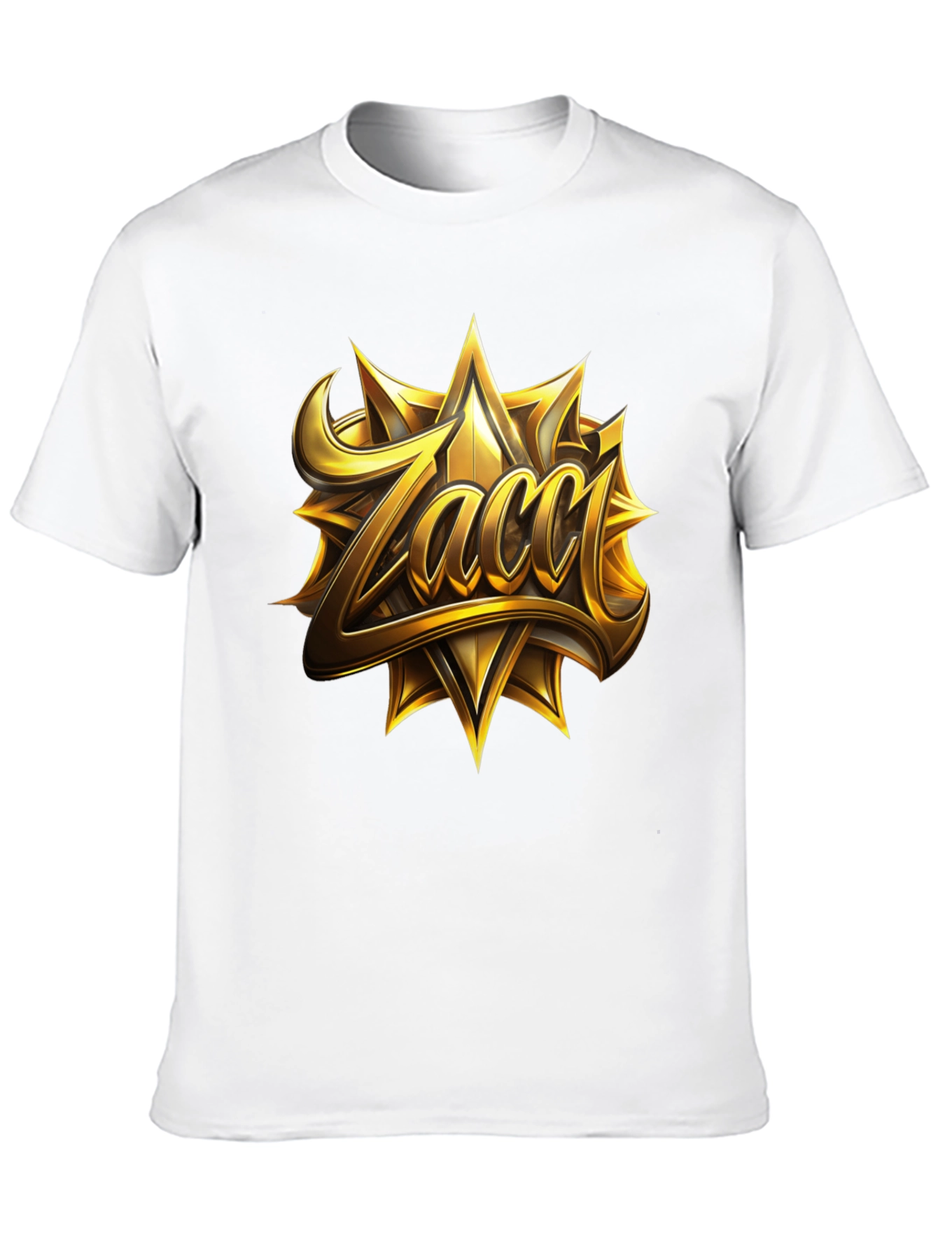 Zacci Gold Emblem Black T-Shirt