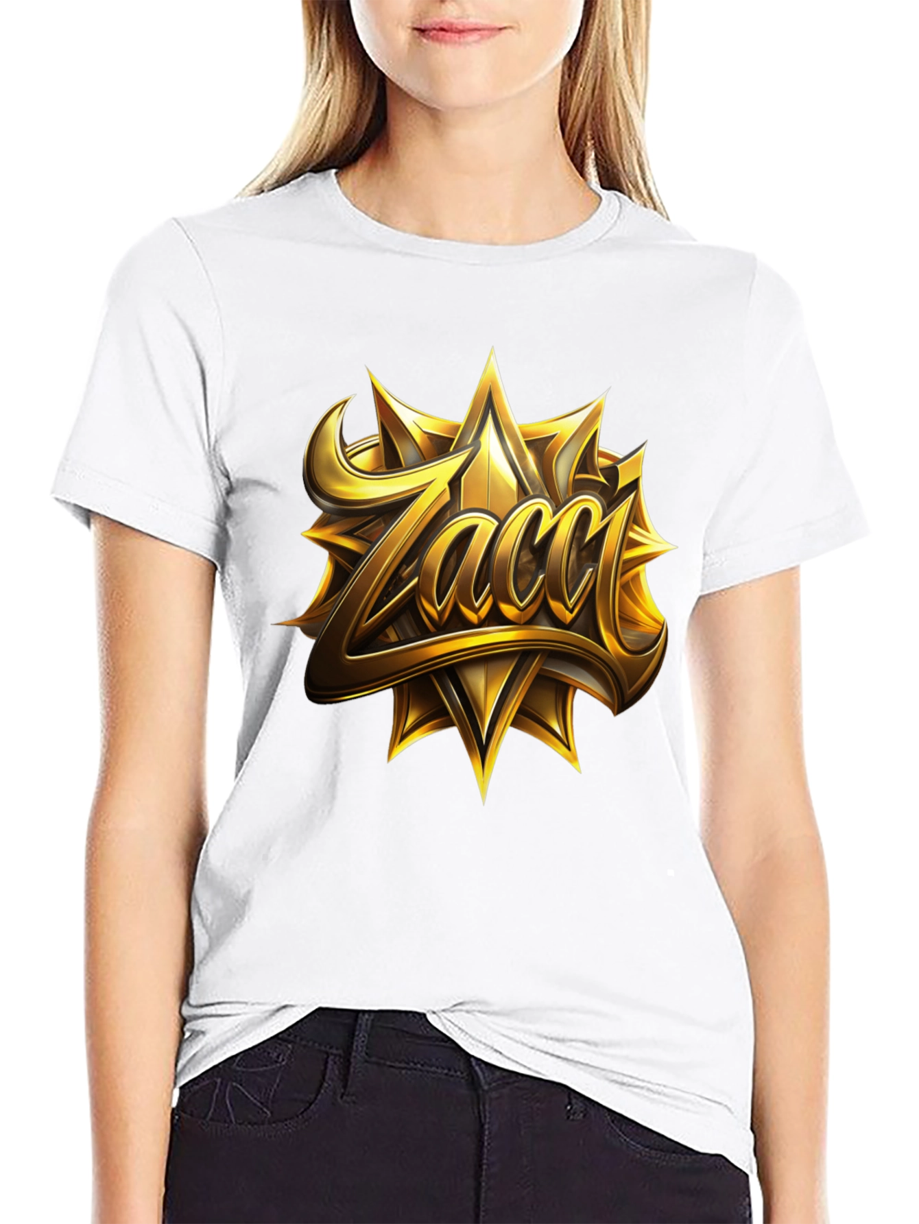 Zacci Gold Emblem Black T-Shirt