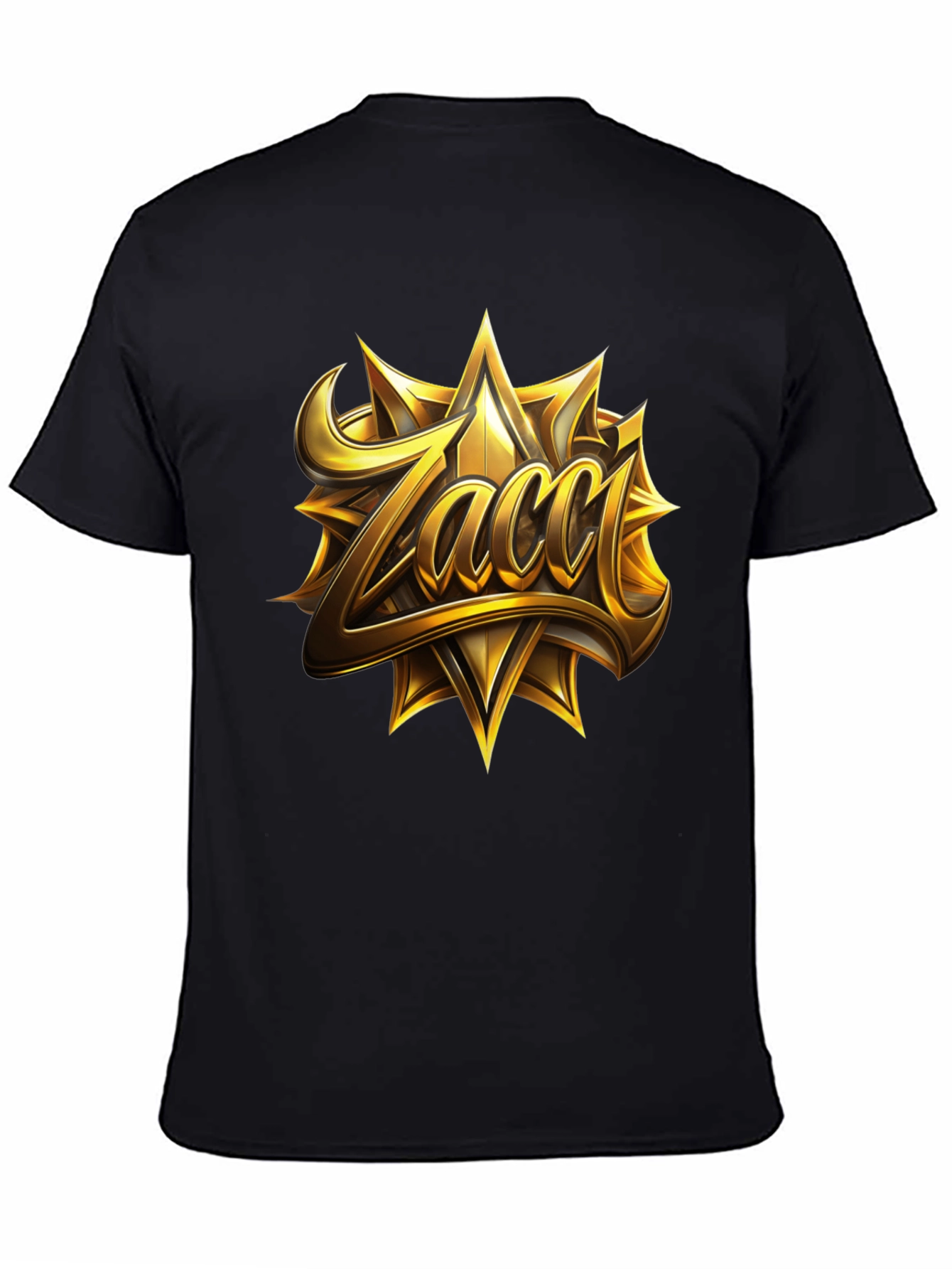 Zacci Gold Emblem Black T-Shirt
