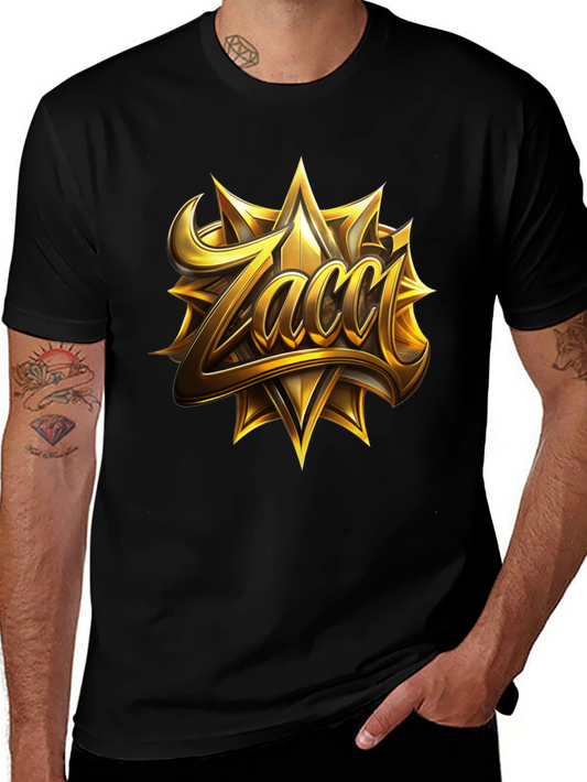 Zacci Gold Emblem Black T-Shirt