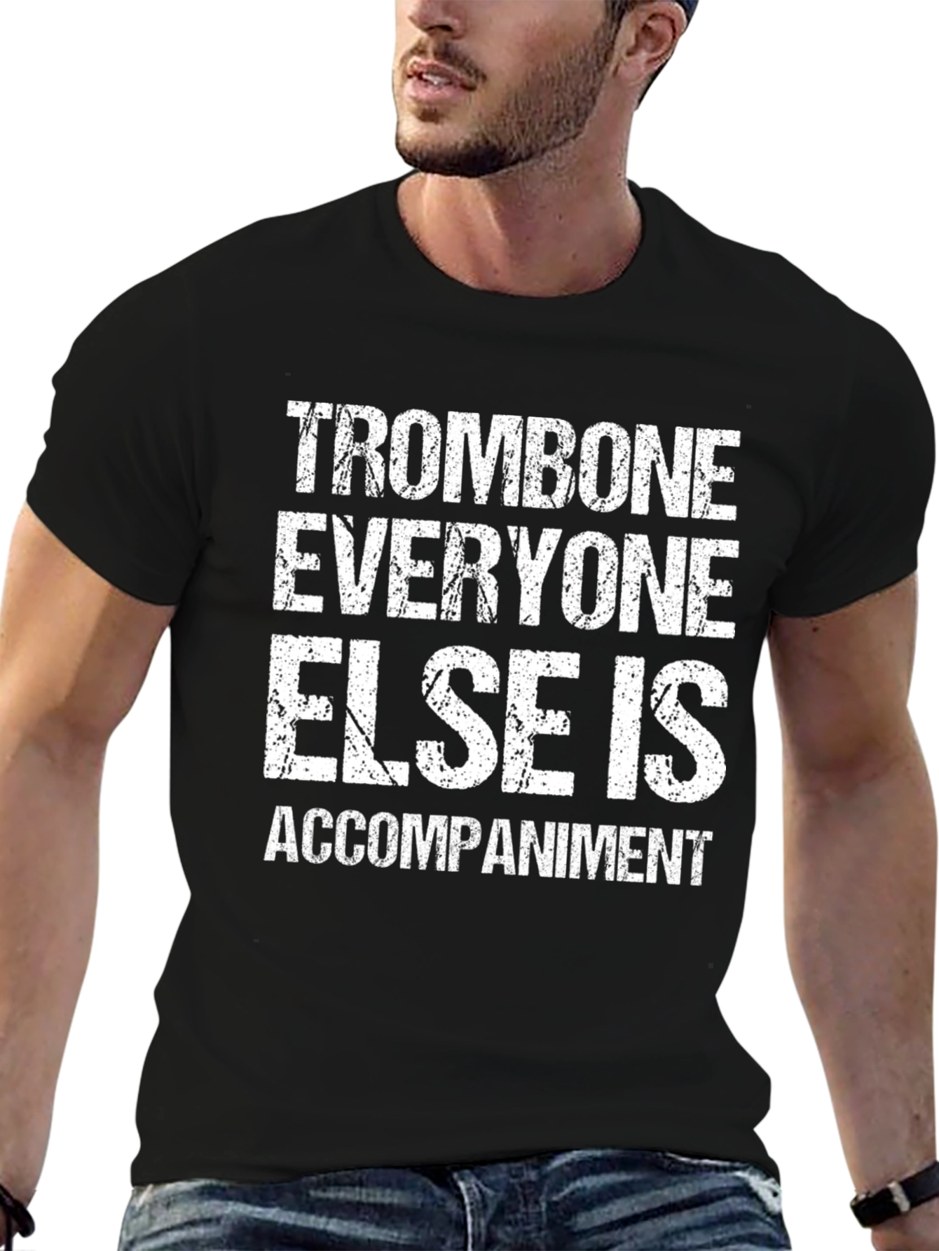 Trombone Player Tee: Everyone Else Accompaniment