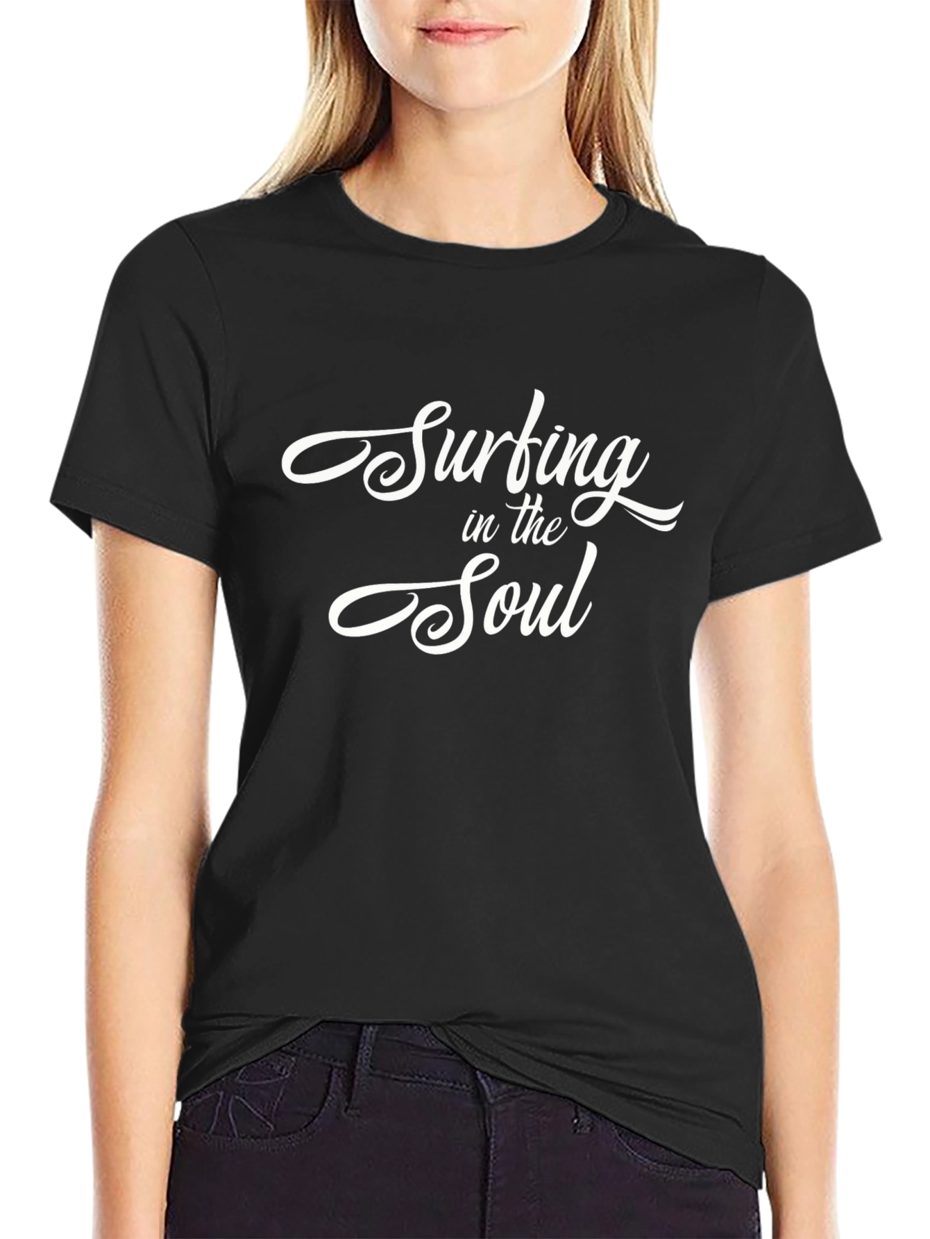 Surfing in the Soul T-Shirt - Black