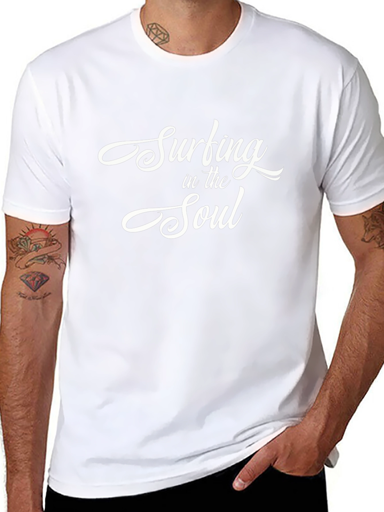 Surfing in the Soul T-Shirt - Black