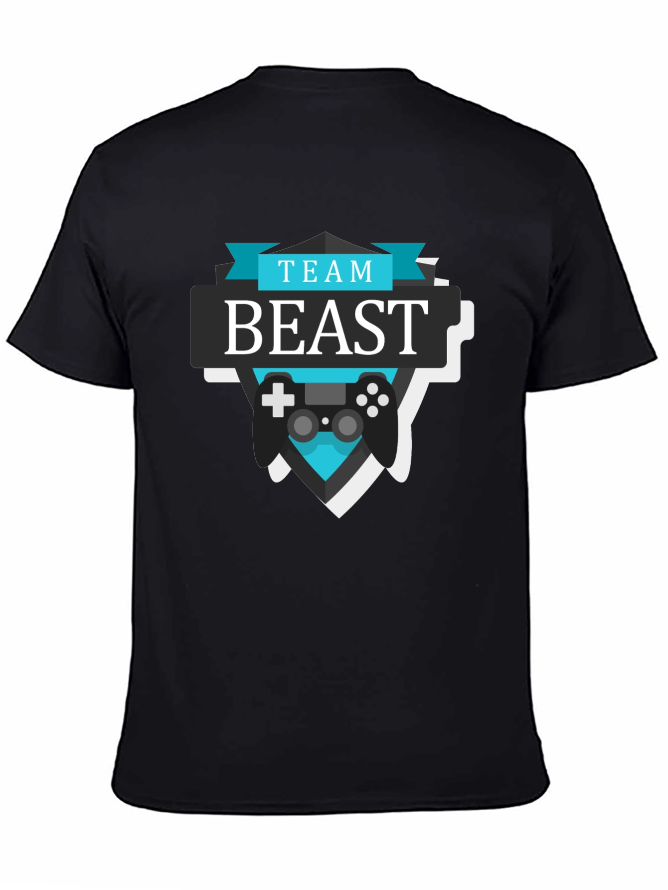 Team Beast Gaming T-Shirt - Black Cotton Tee