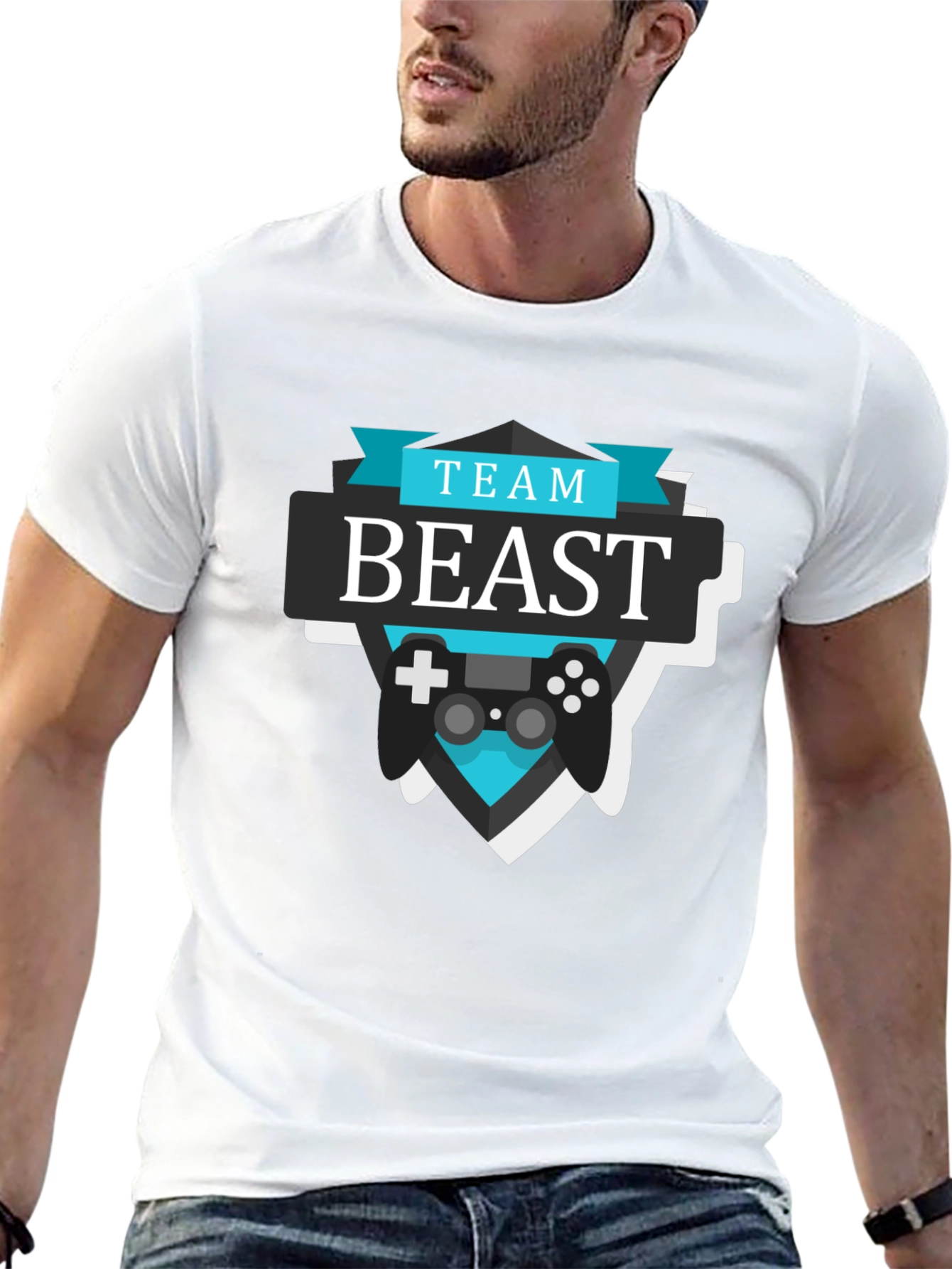 Team Beast Gaming T-Shirt - Black Cotton Tee
