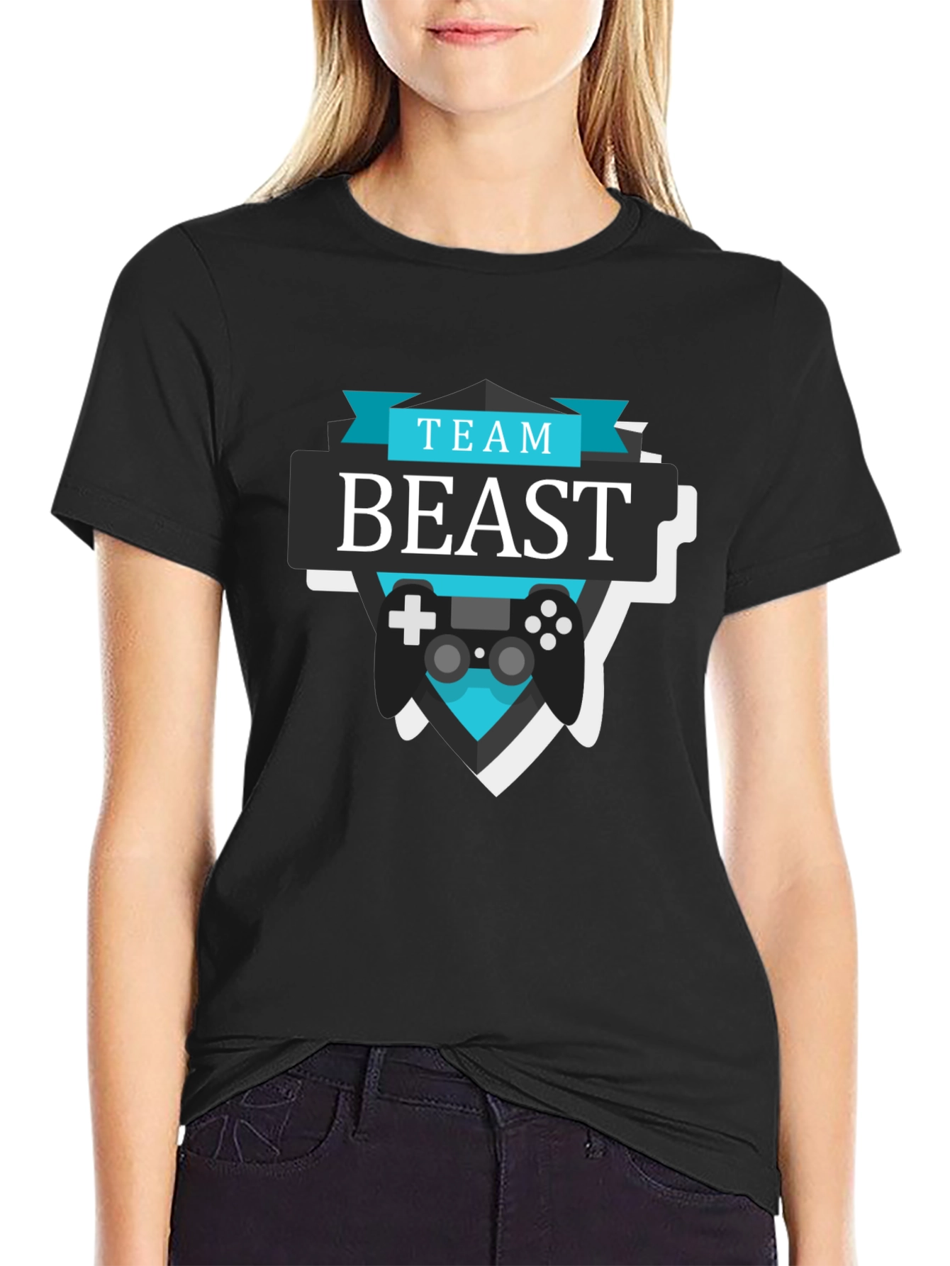 Team Beast Gaming T-Shirt - Black Cotton Tee