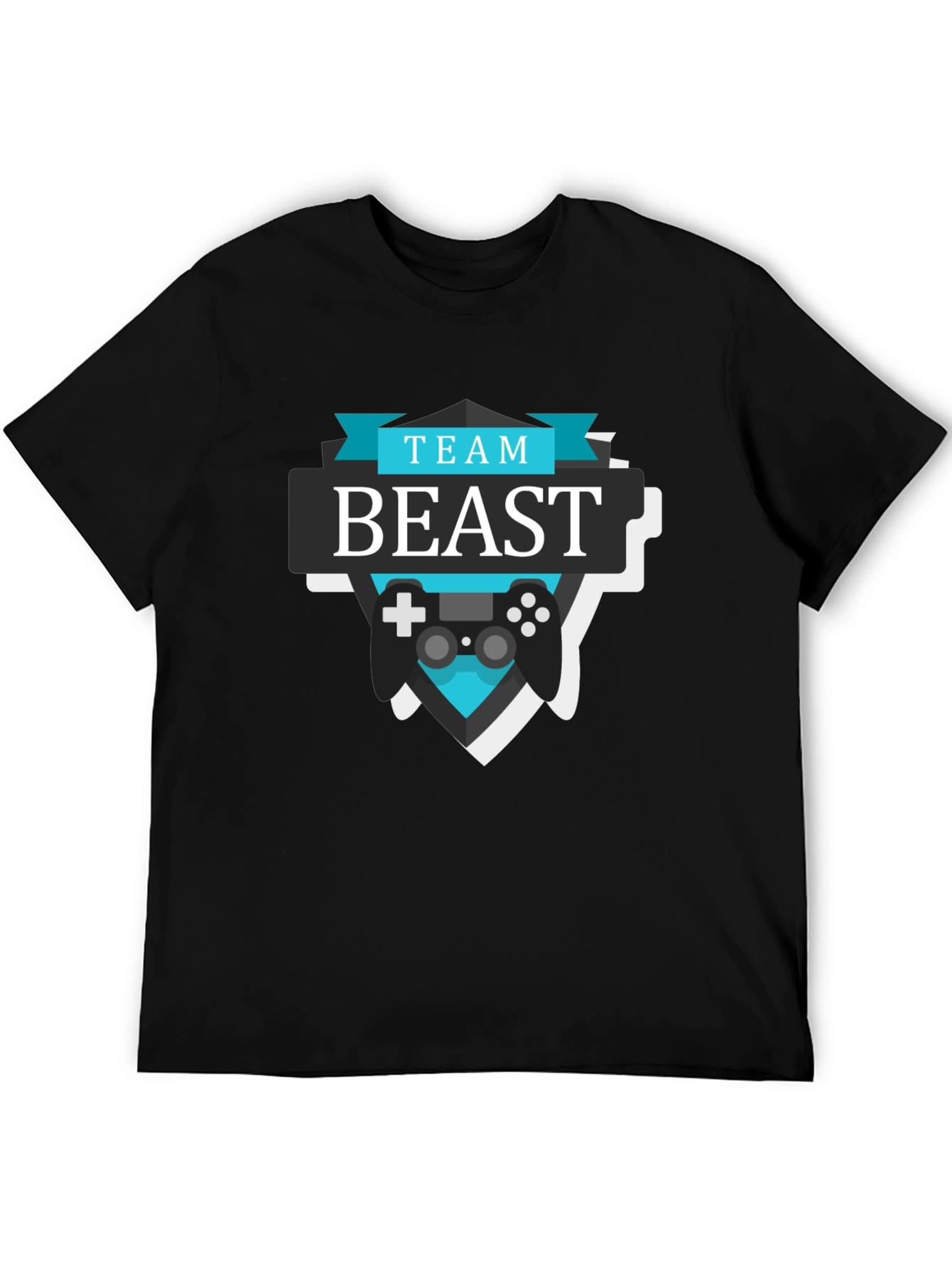 Team Beast Gaming T-Shirt - Black Cotton Tee