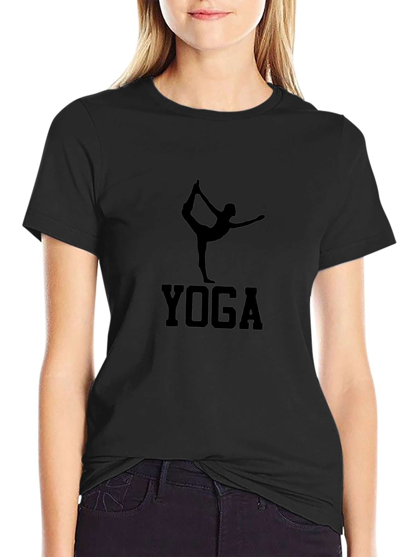 Yoga Graphic Print Tee