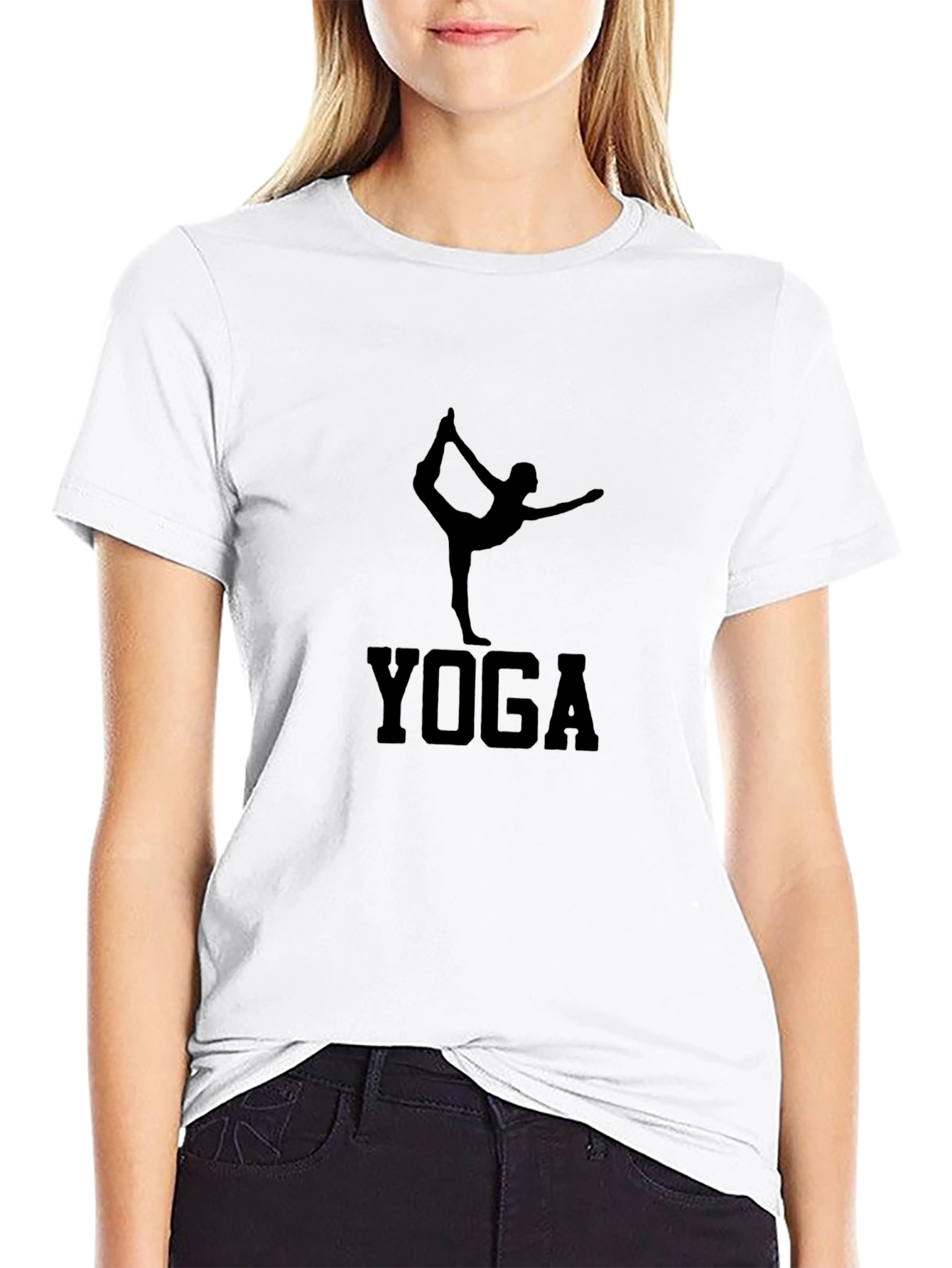 Yoga Graphic Print Tee