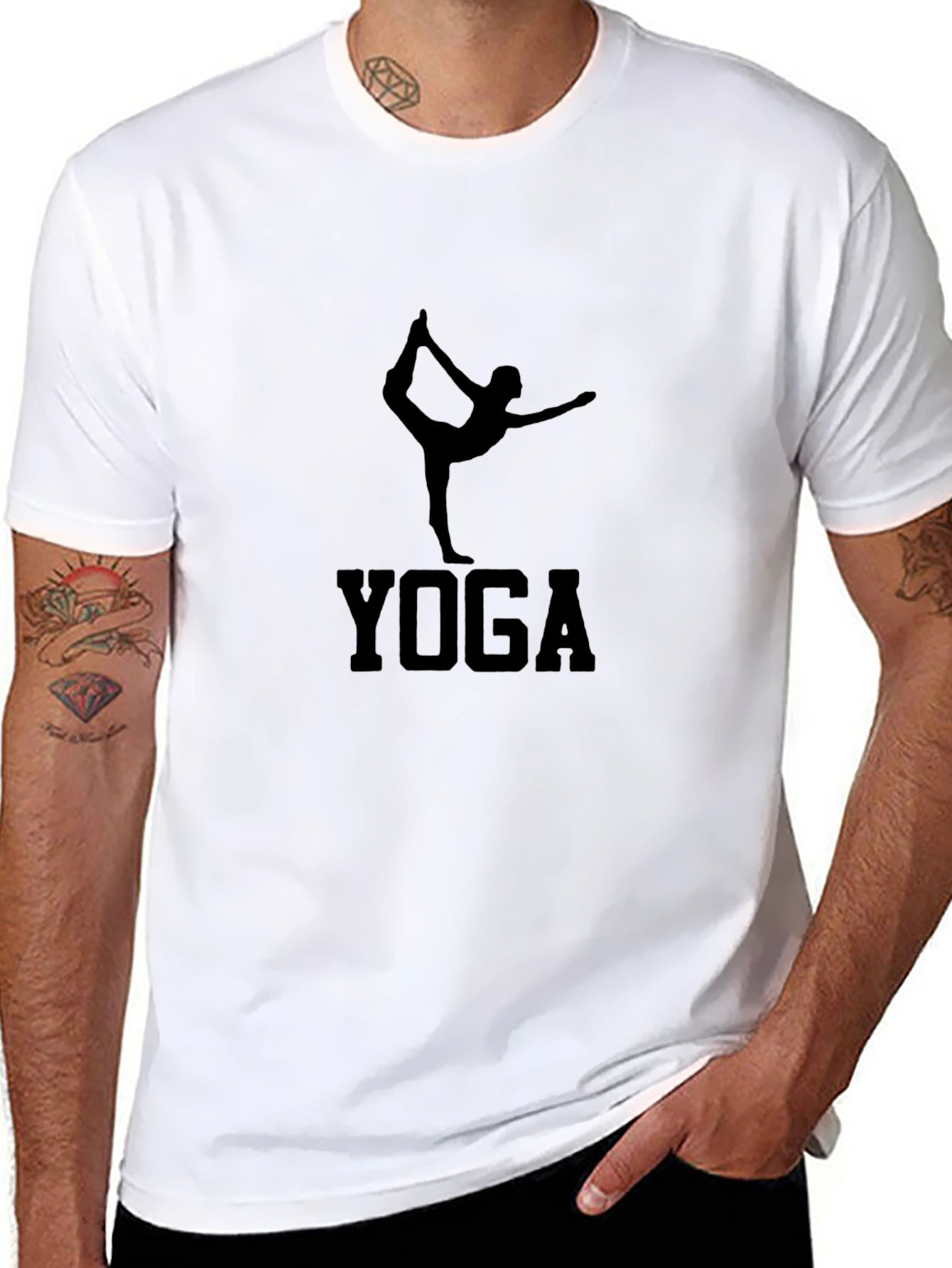 Yoga Graphic Print Tee